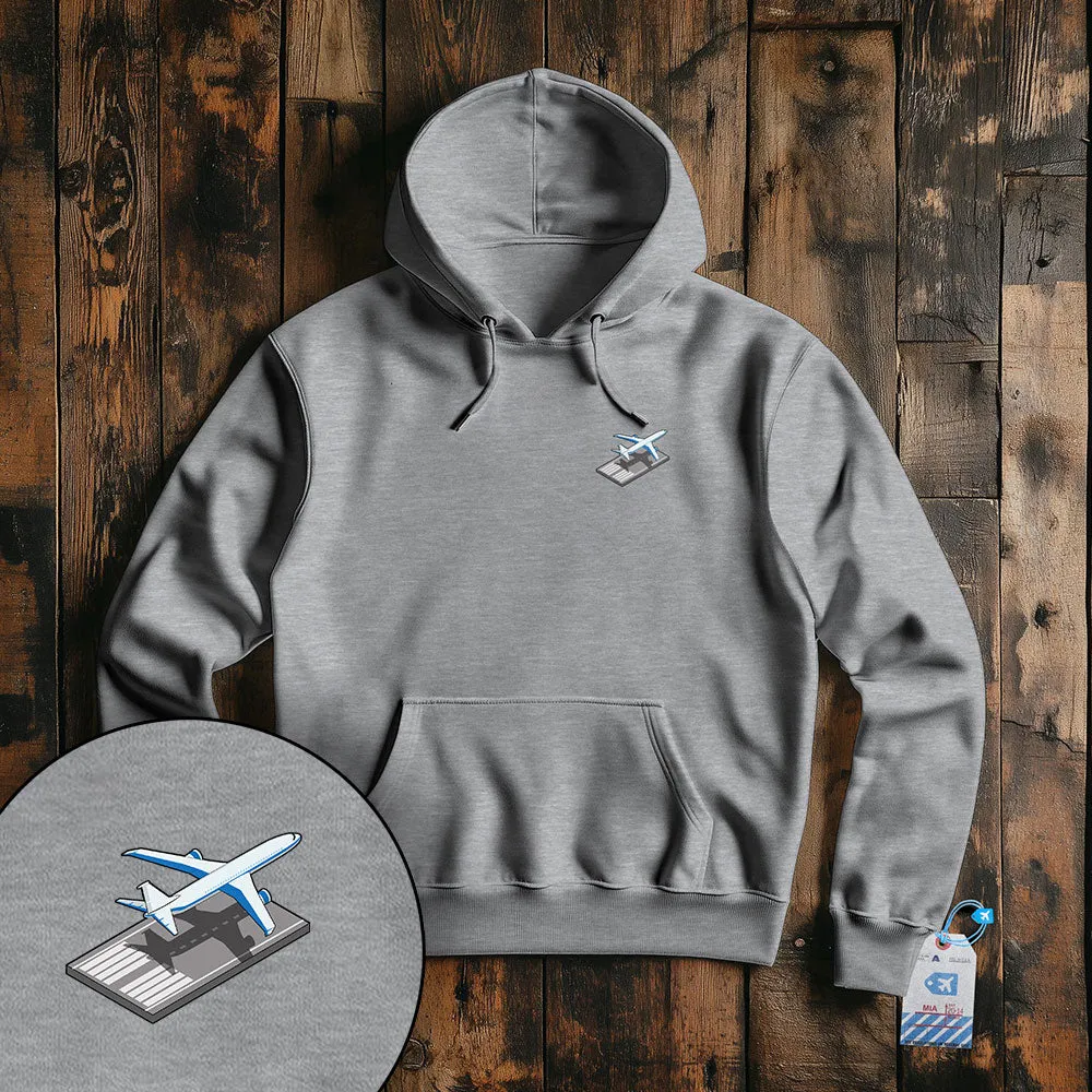 Airplane Runway Tiny - Pullover Hoodie