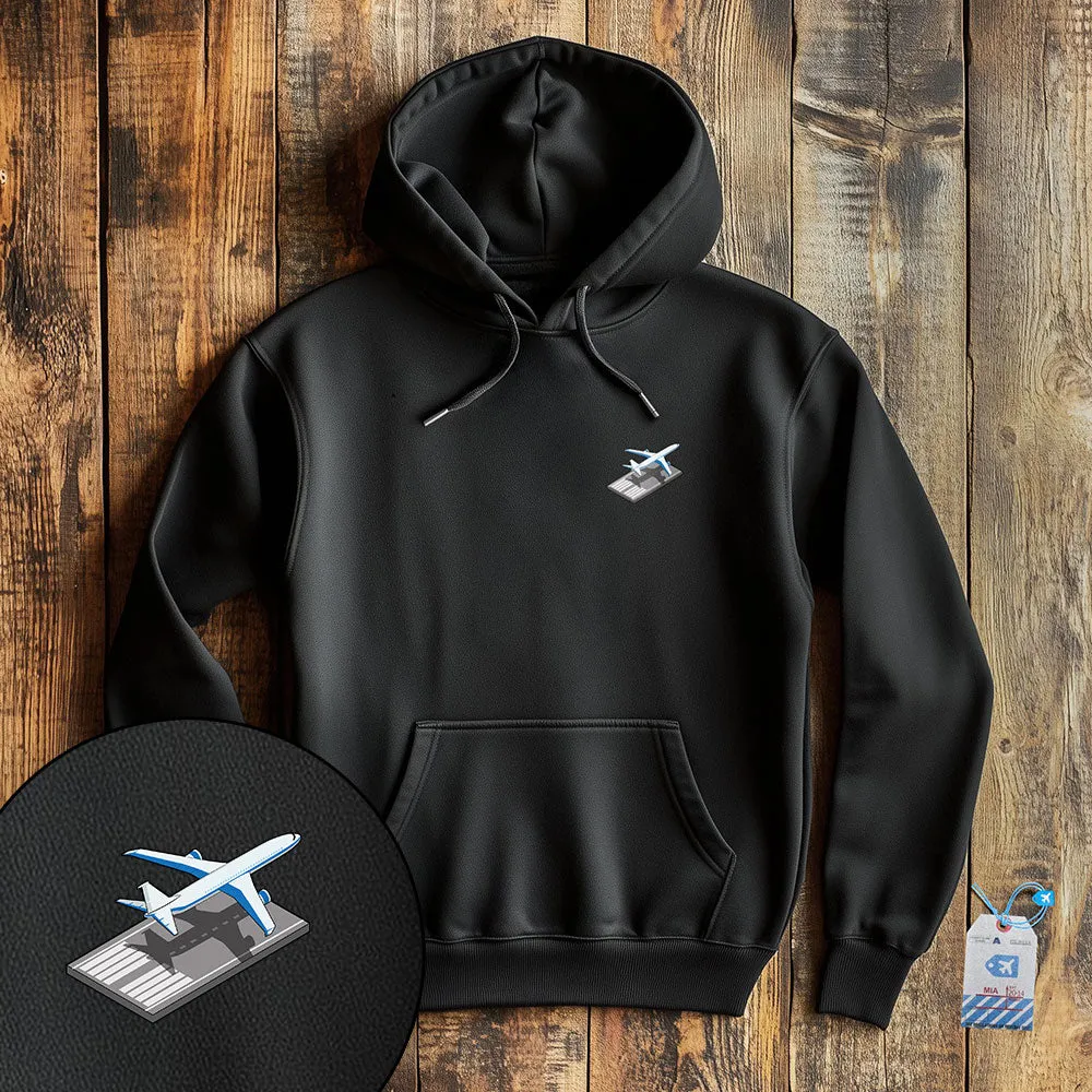 Airplane Runway Tiny - Pullover Hoodie