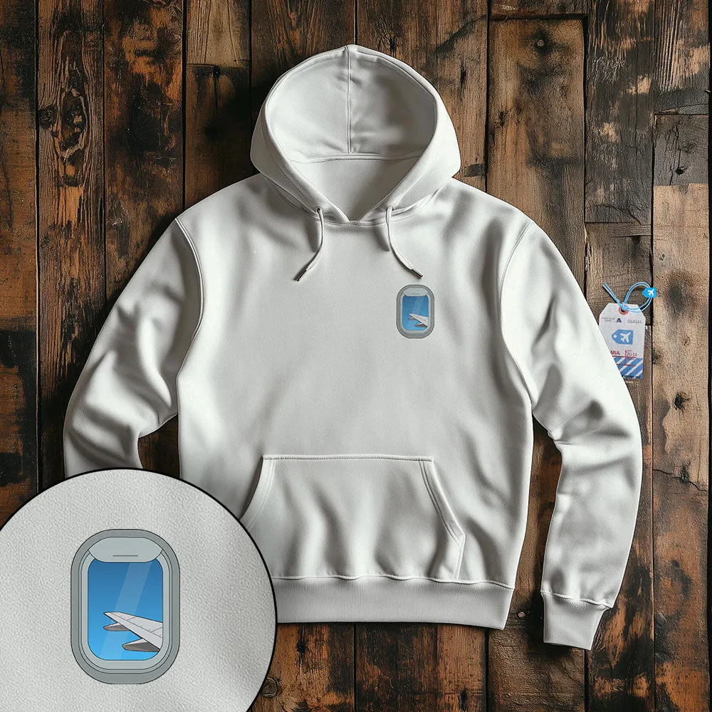 Airplane Window Wing Tiny - Pullover Hoodie