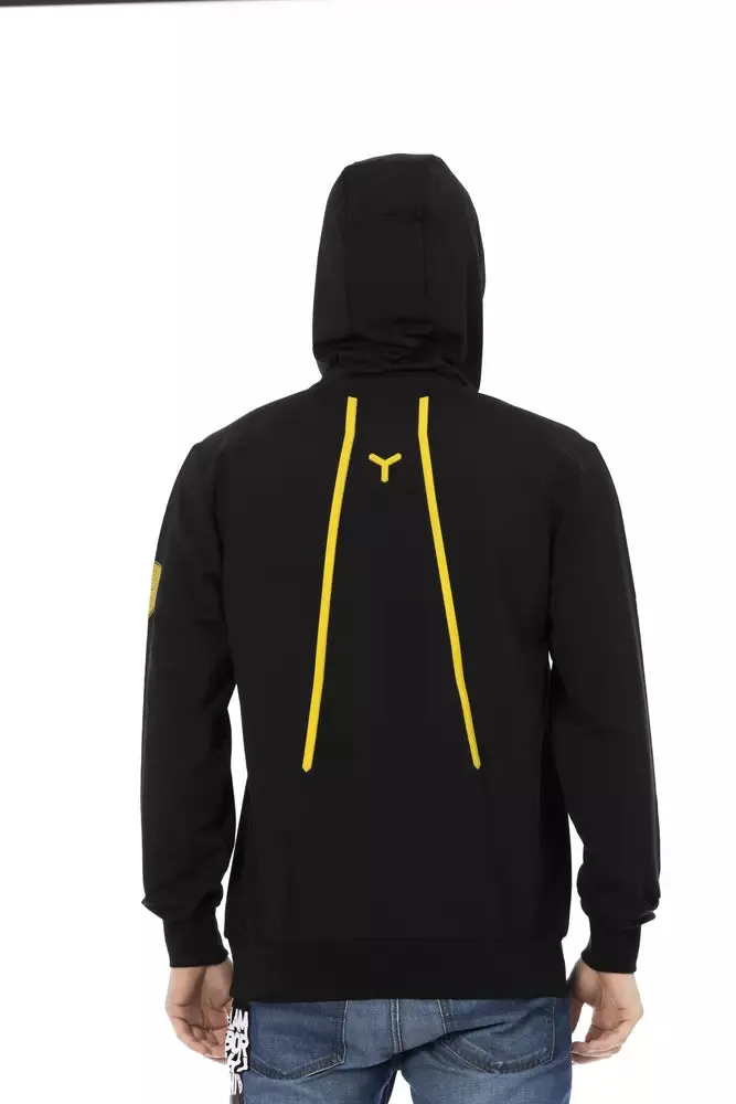 Automobili Lamborghini Black Polyester Men Hoodie