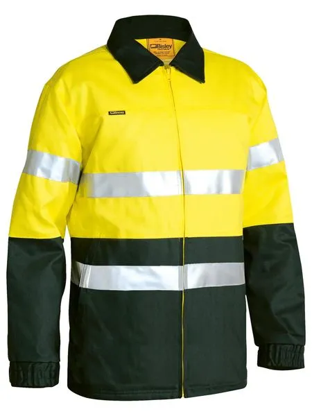 Bisley Taped Hi Vis Drill Jacket-(BK6710T)