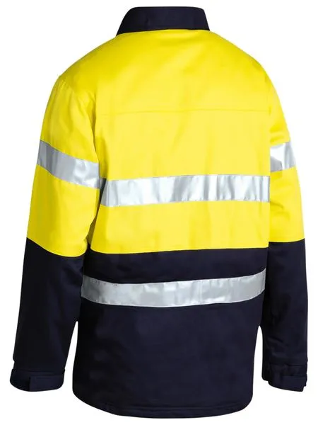 Bisley Taped Hi Vis Drill Jacket-(BK6710T)