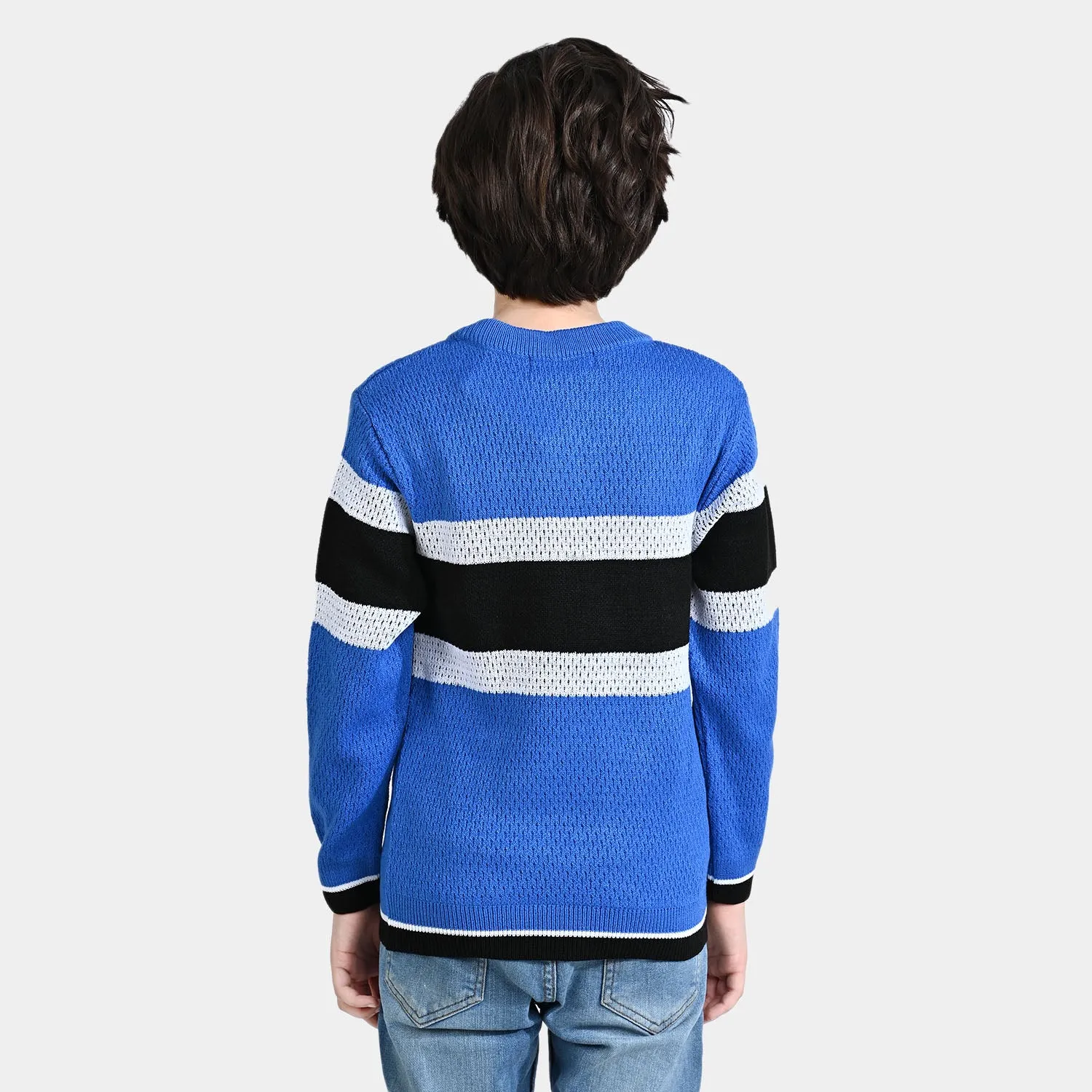 Boys Acrylic Sweater New Limits-Brill.Blue