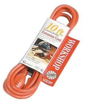 CCI 02688 Vinyl Extension Cord, 50 ft, 1 Outlet (1 EA)