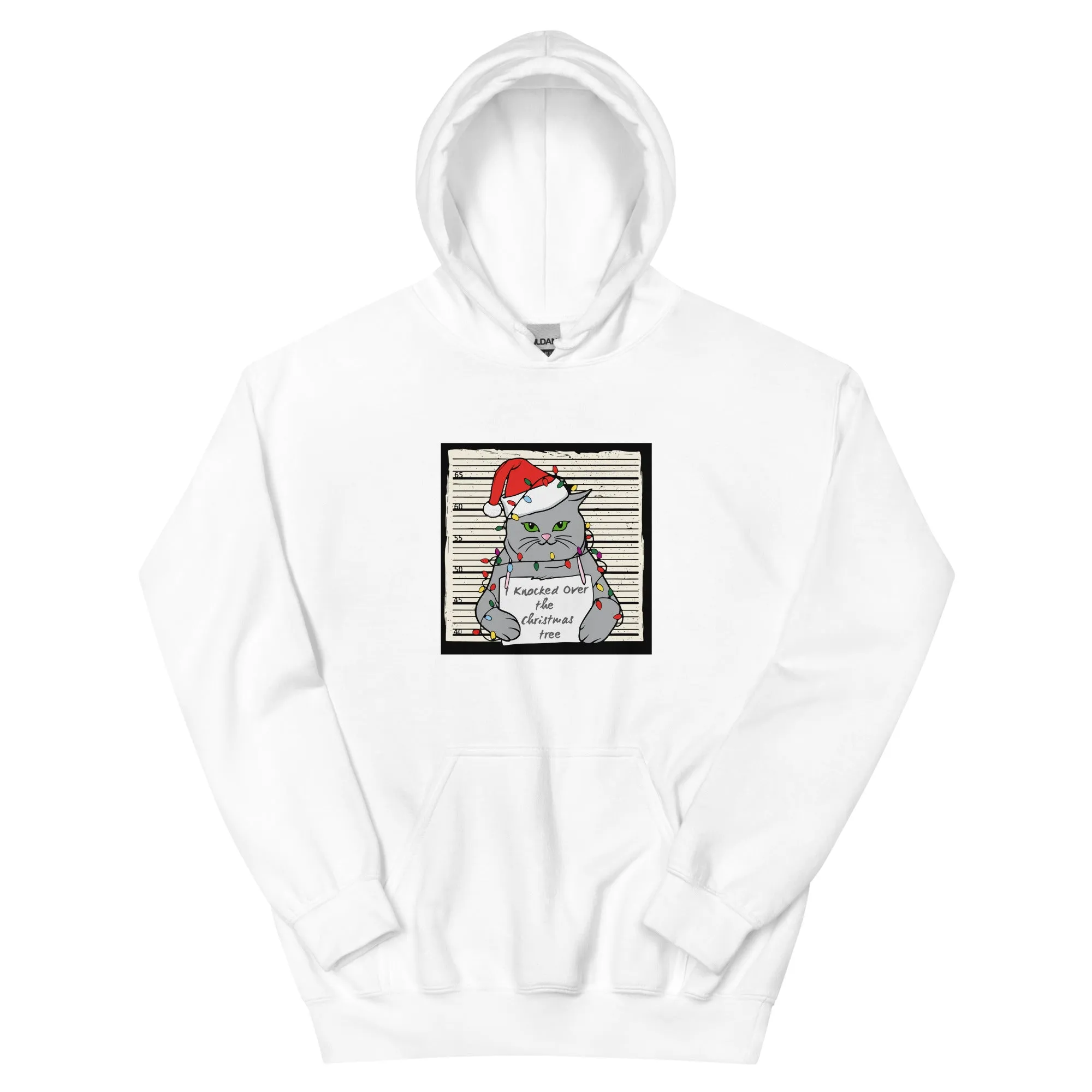 Christmas Shenanigans Cat Hoodie