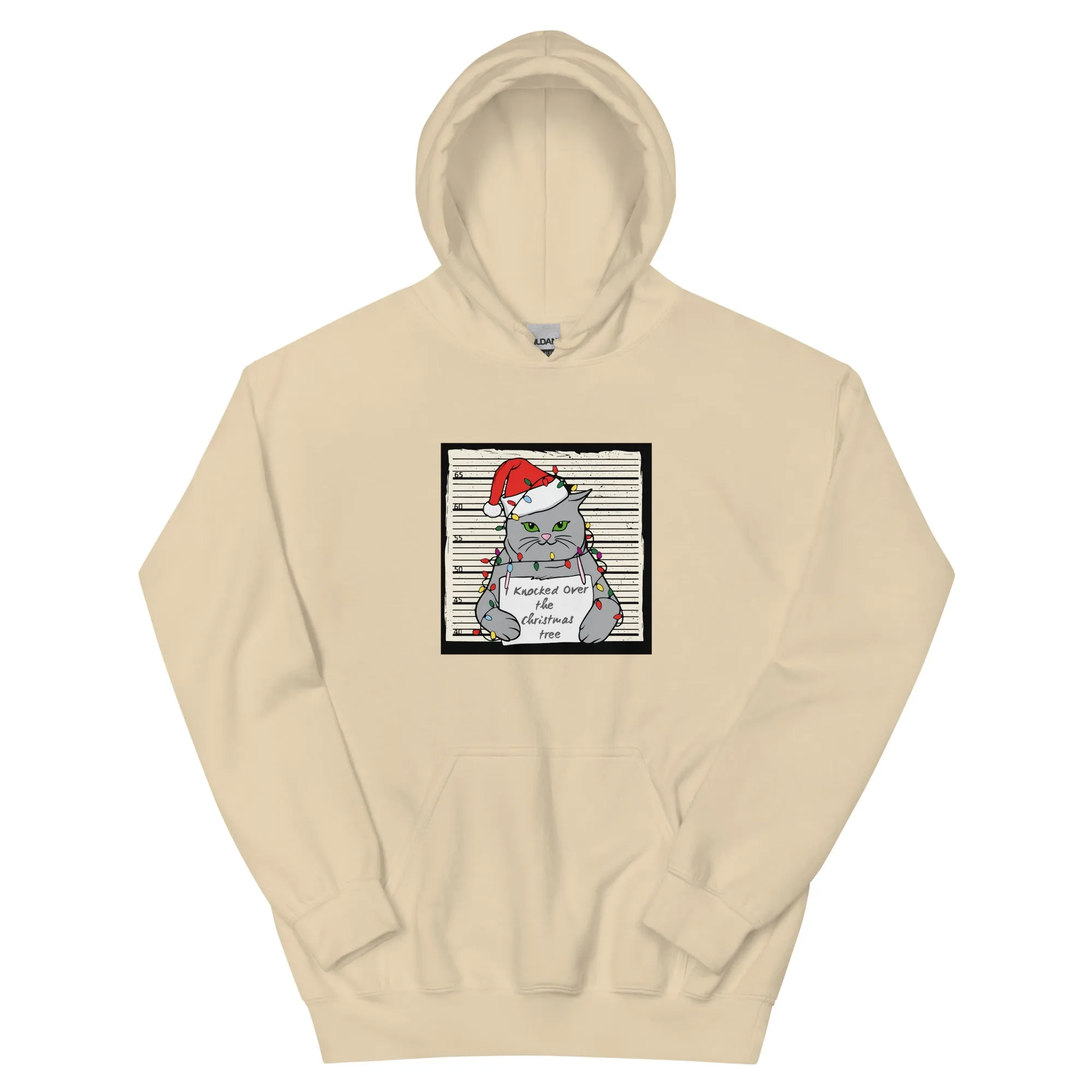 Christmas Shenanigans Cat Hoodie