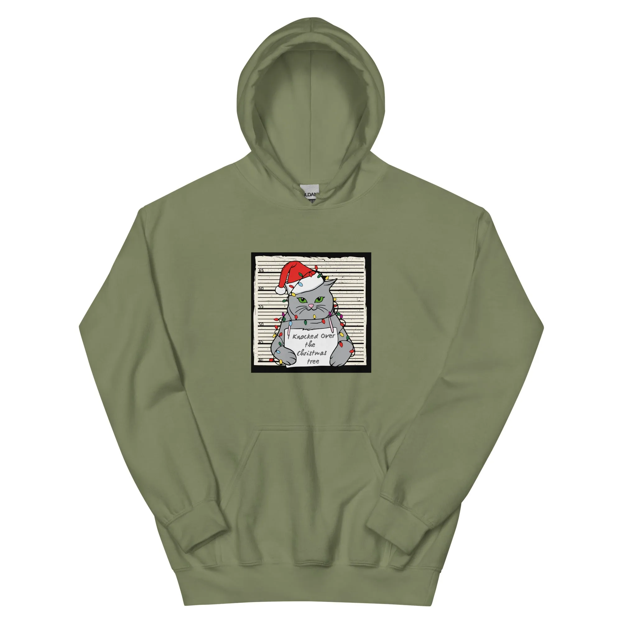 Christmas Shenanigans Cat Hoodie