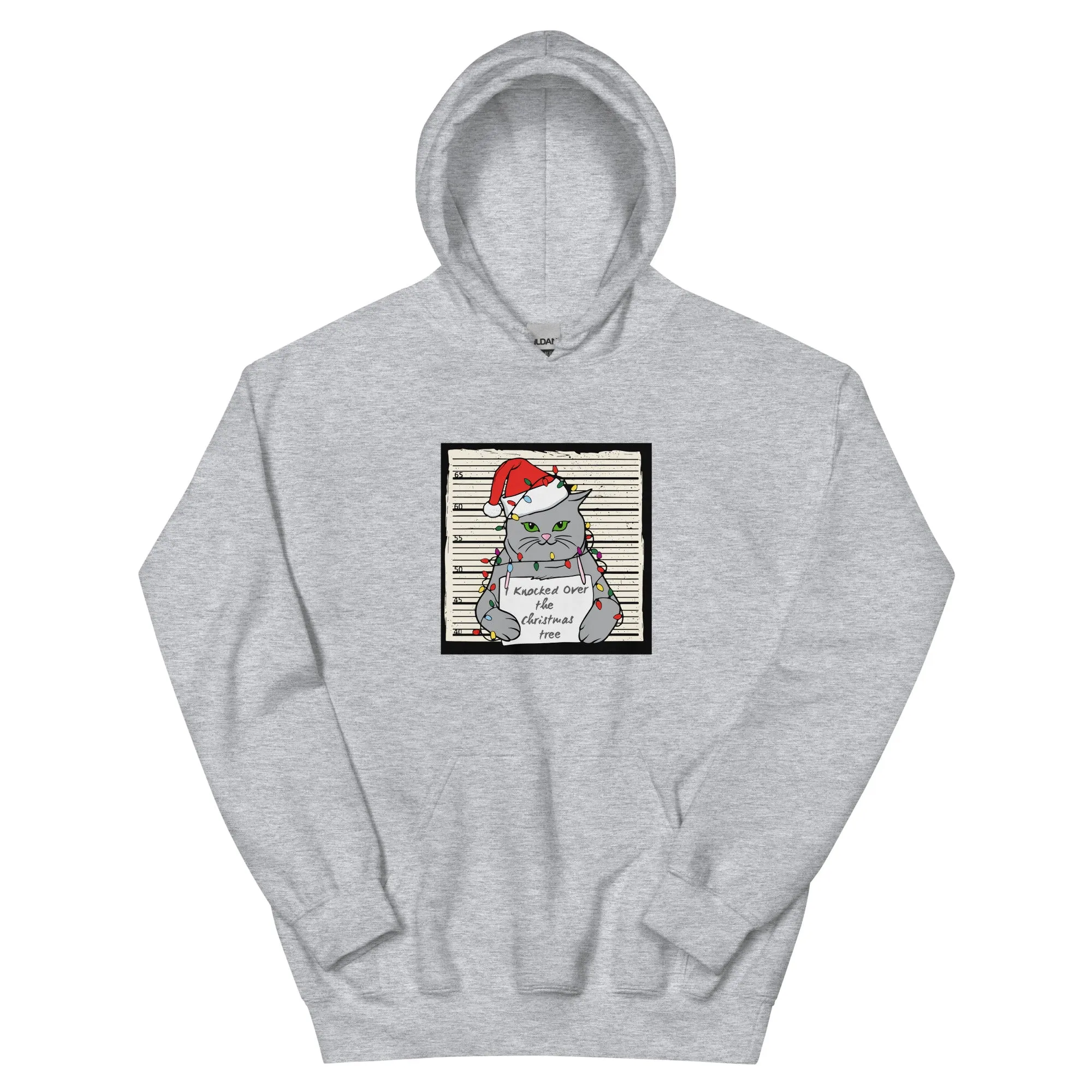 Christmas Shenanigans Cat Hoodie