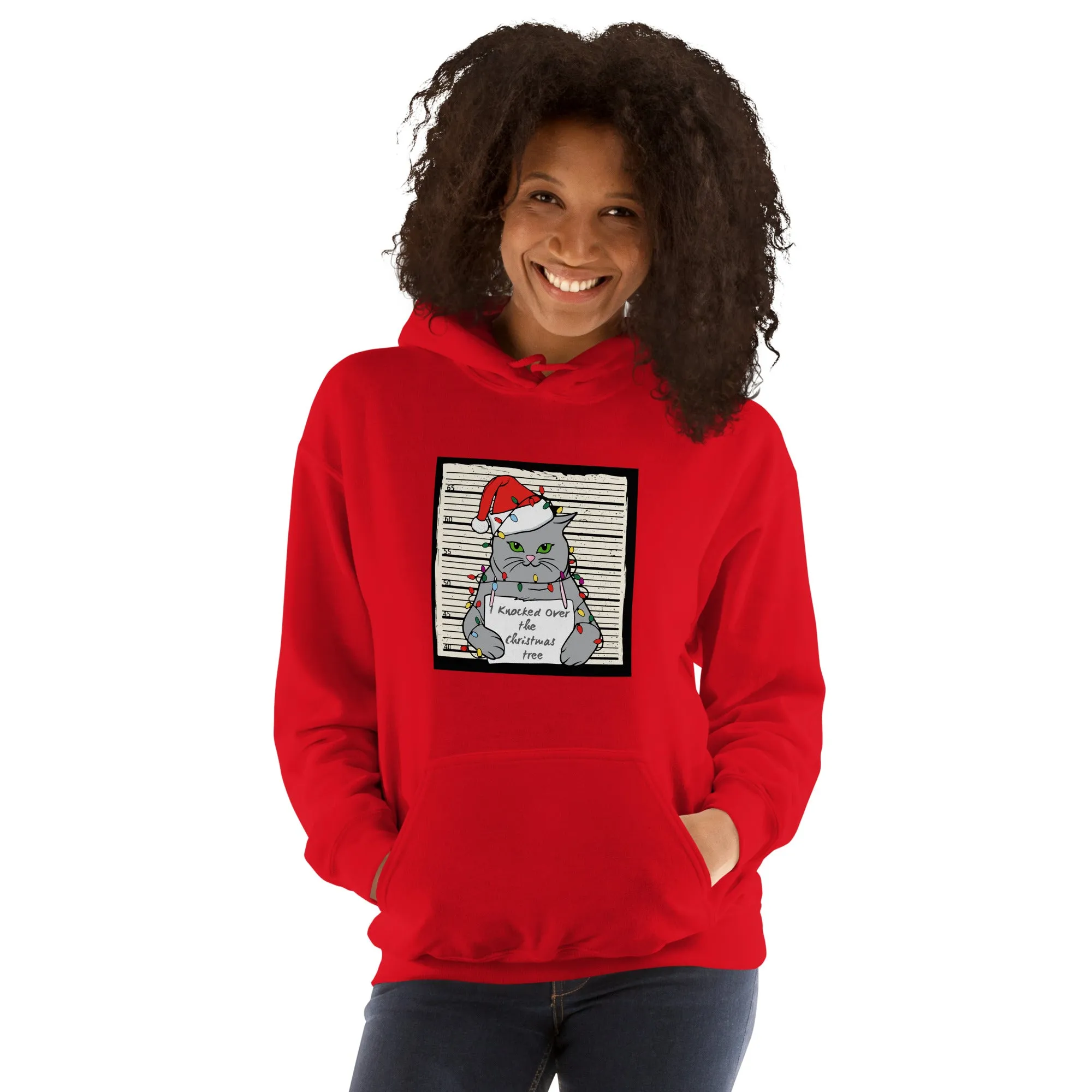 Christmas Shenanigans Cat Hoodie