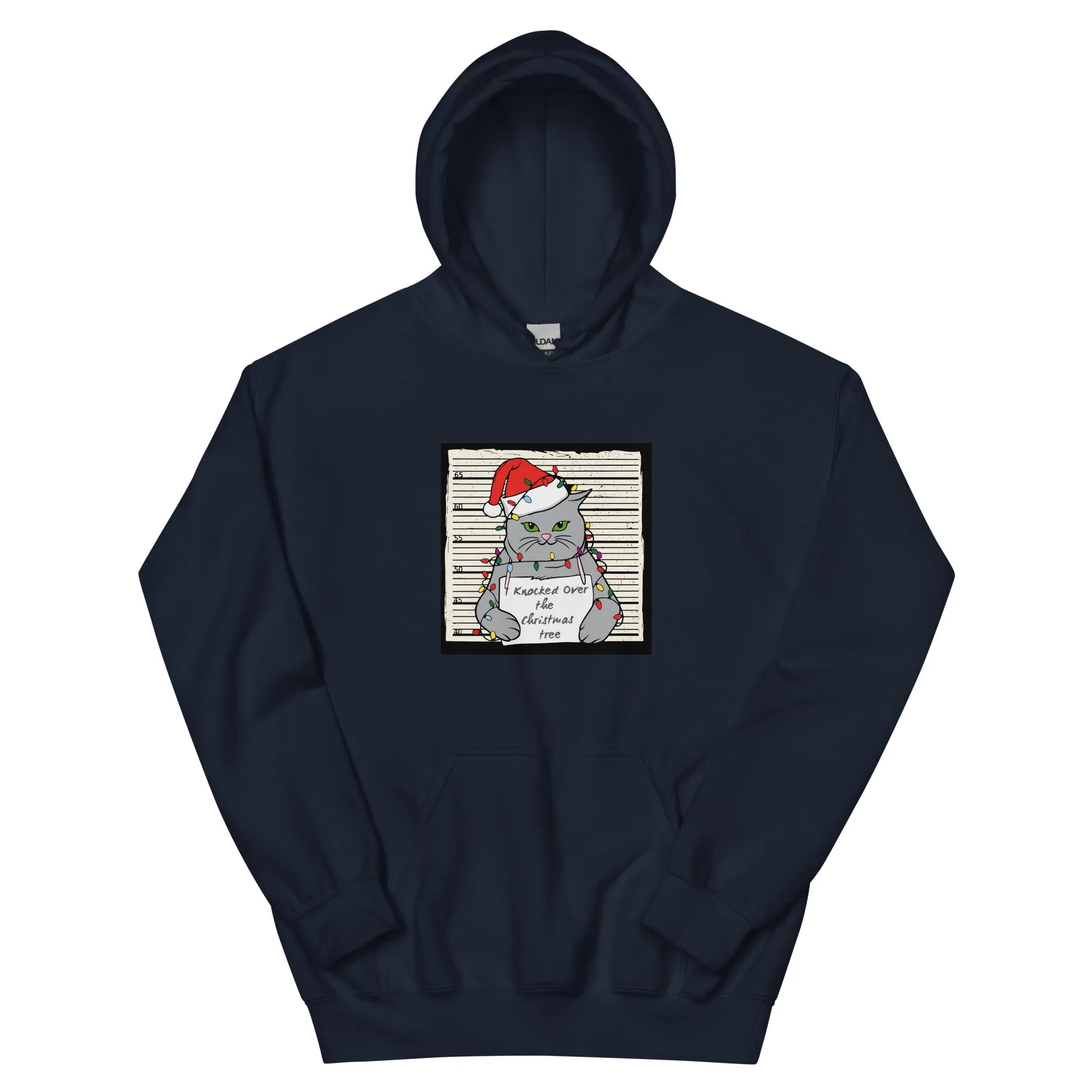 Christmas Shenanigans Cat Hoodie