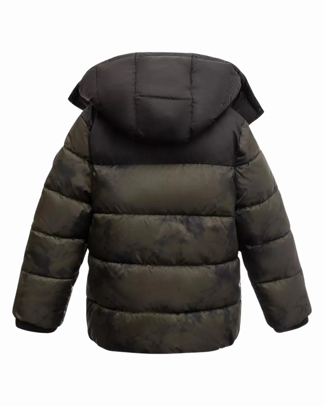 Color Block Heavy Puffer Camouflage