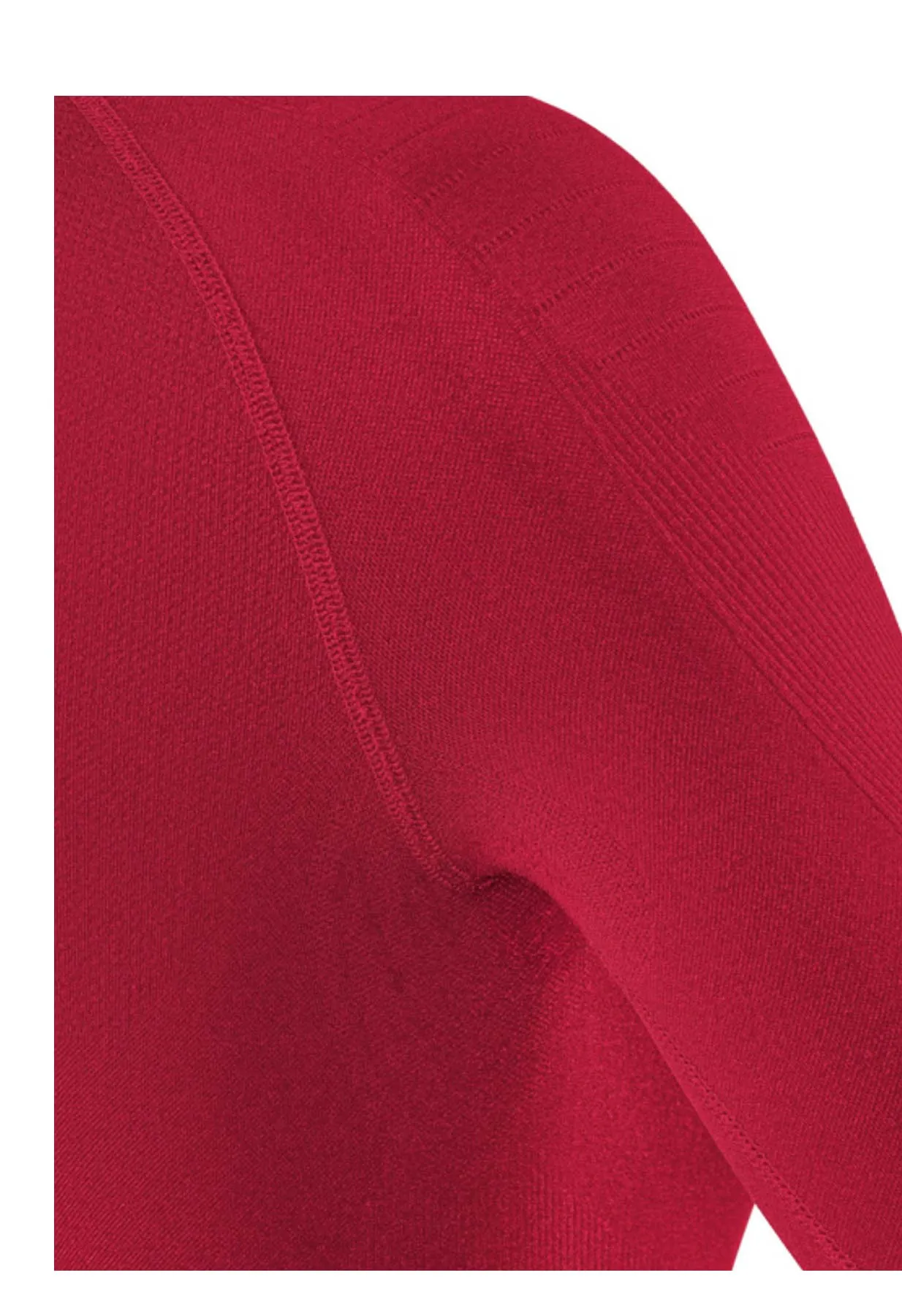 Falke Zip Tight Fit Red Ski Base Layer