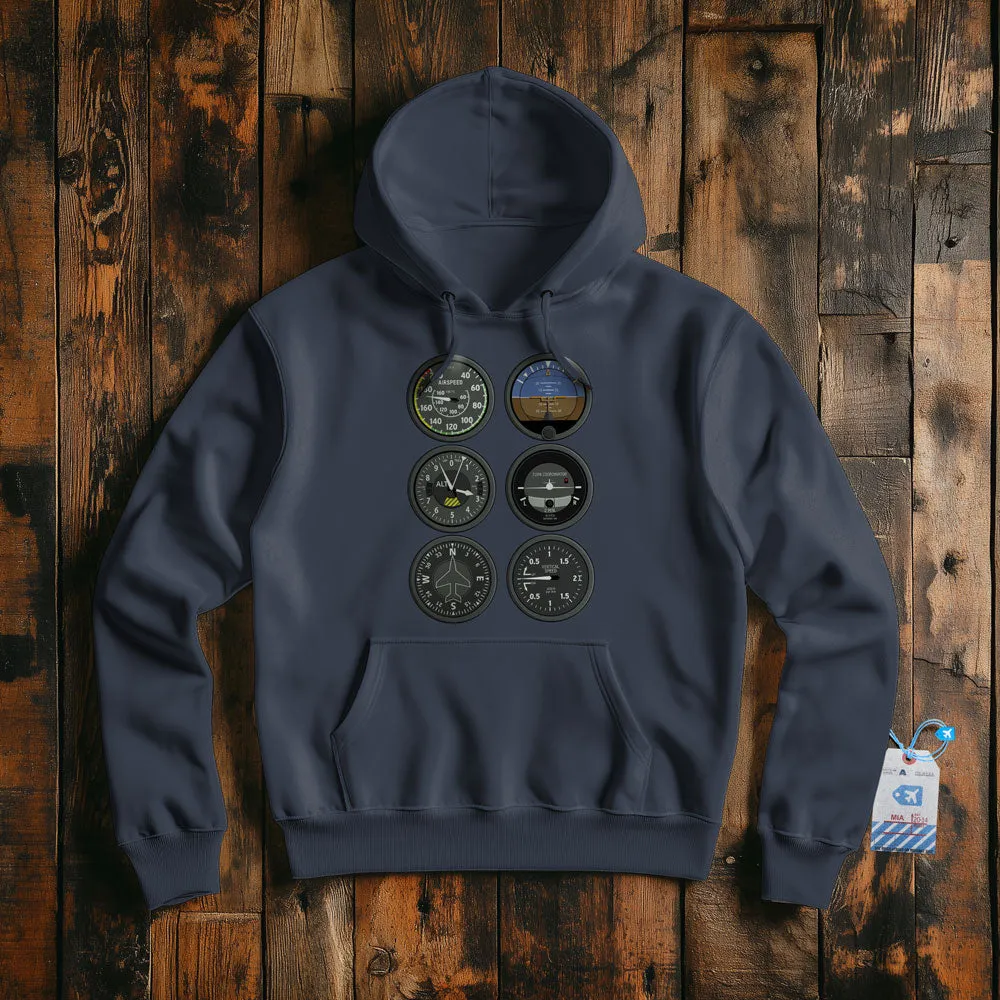 Flight Instruments - Pullover Hoodie