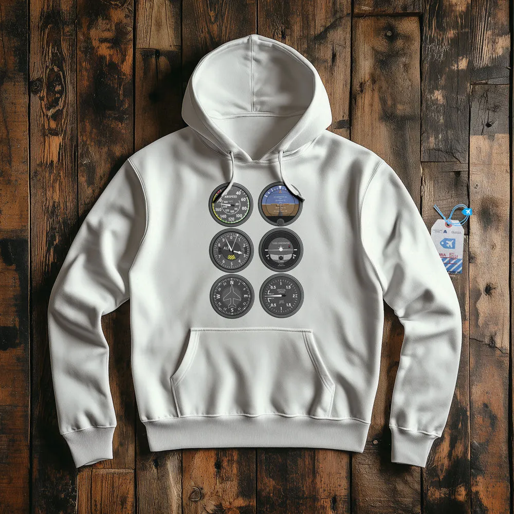 Flight Instruments - Pullover Hoodie