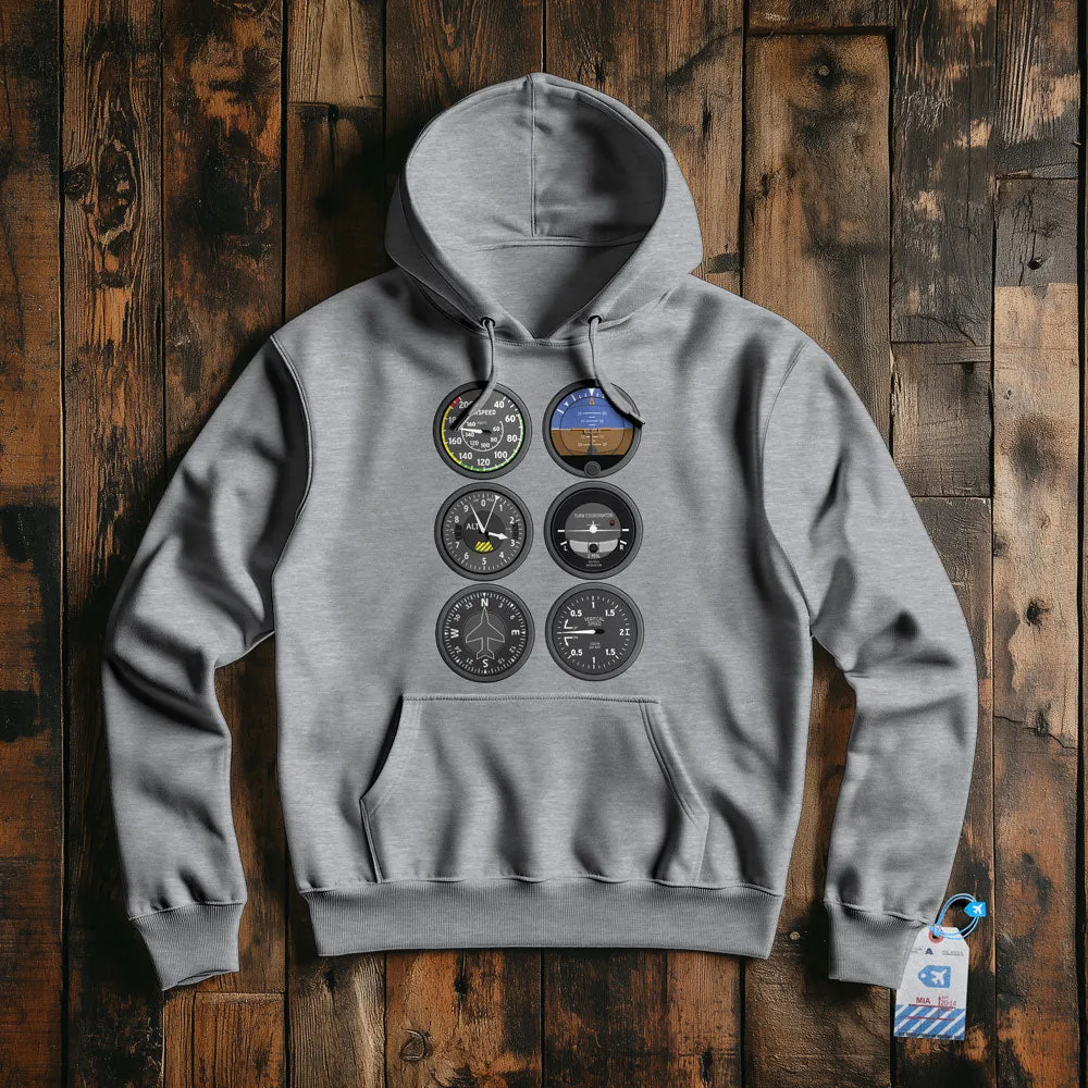 Flight Instruments - Pullover Hoodie