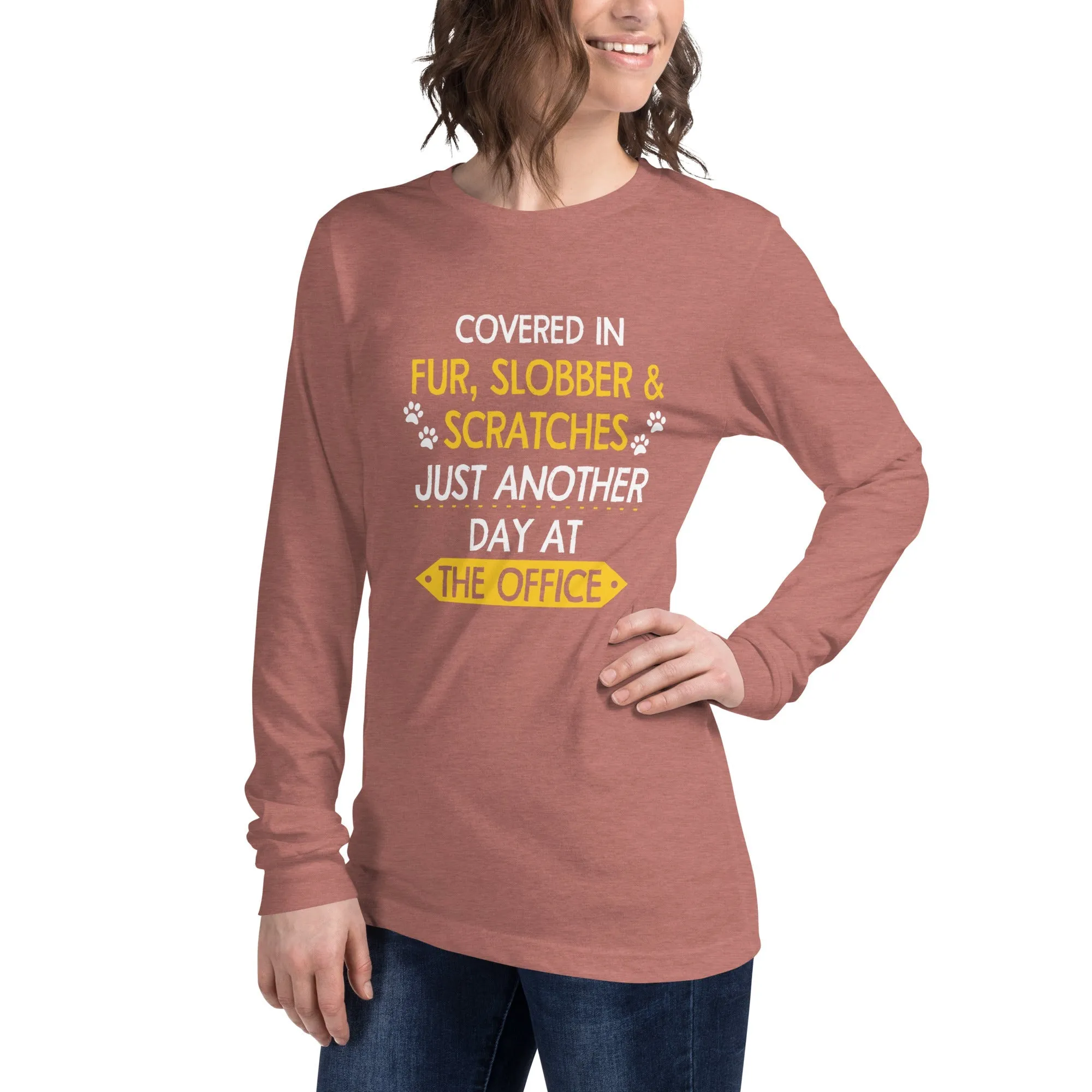 Fur, Slobber, Scratches Women's Premium Long Sleeve T-Shirt