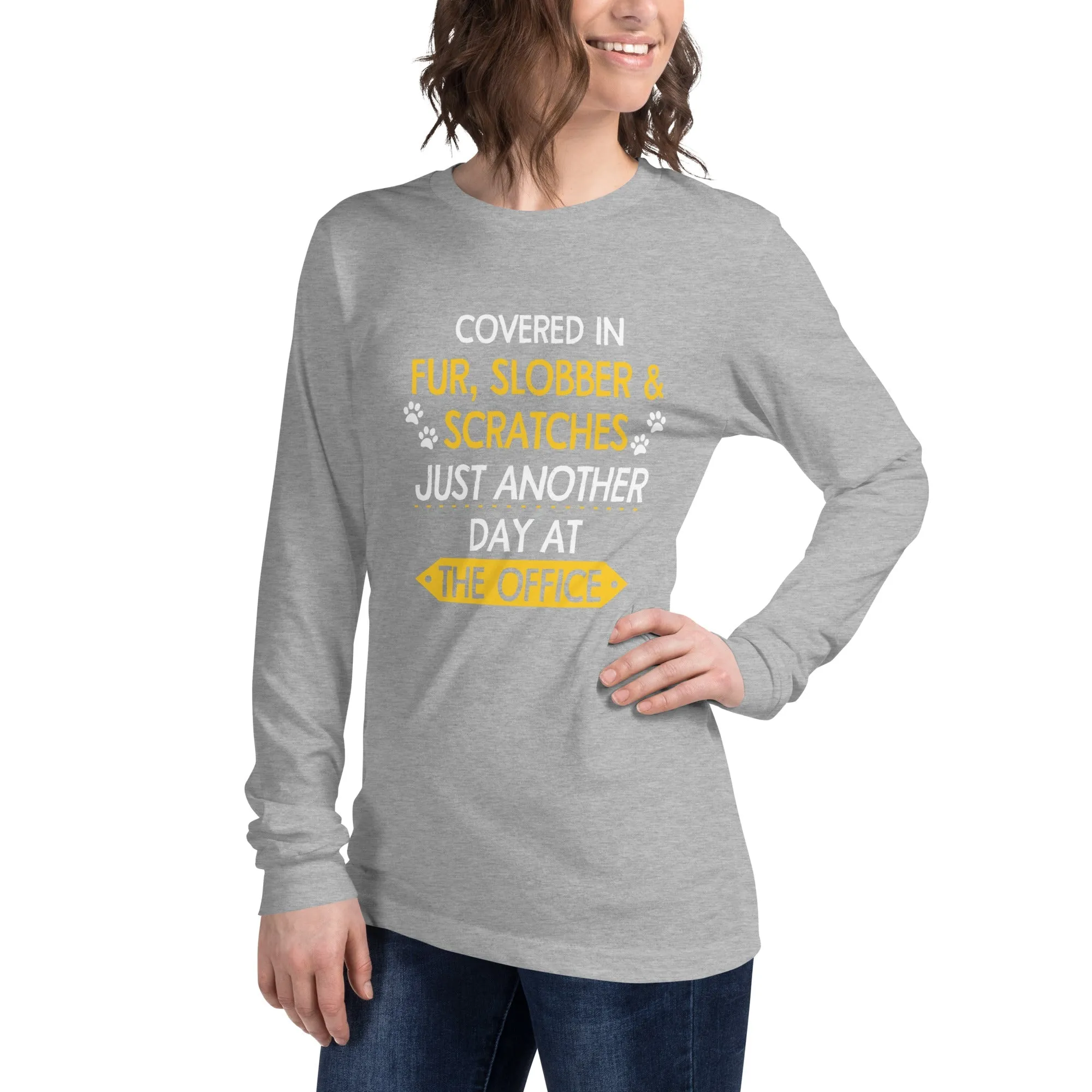 Fur, Slobber, Scratches Women's Premium Long Sleeve T-Shirt