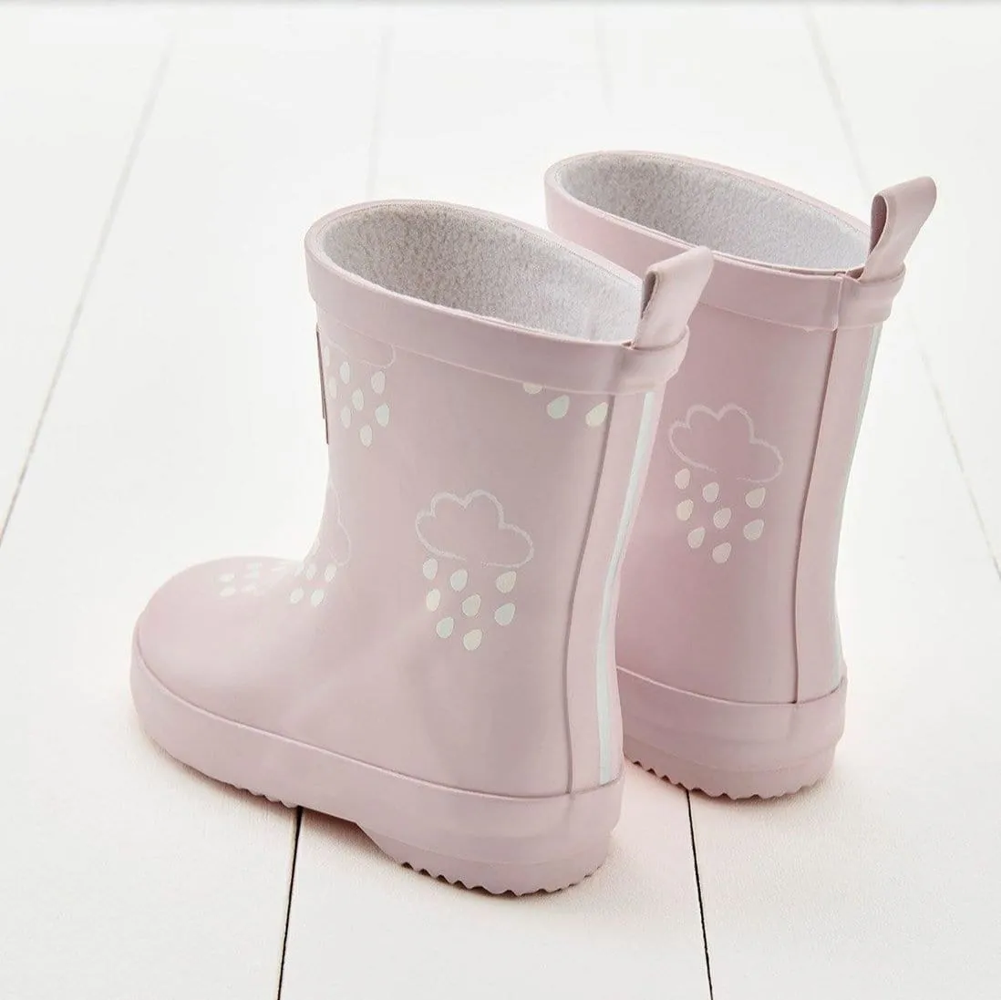 Grass & Air Kids Colour Changing Wellies (Pink)