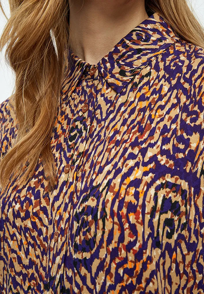 Harmonia Shirt - Warm Sand Print