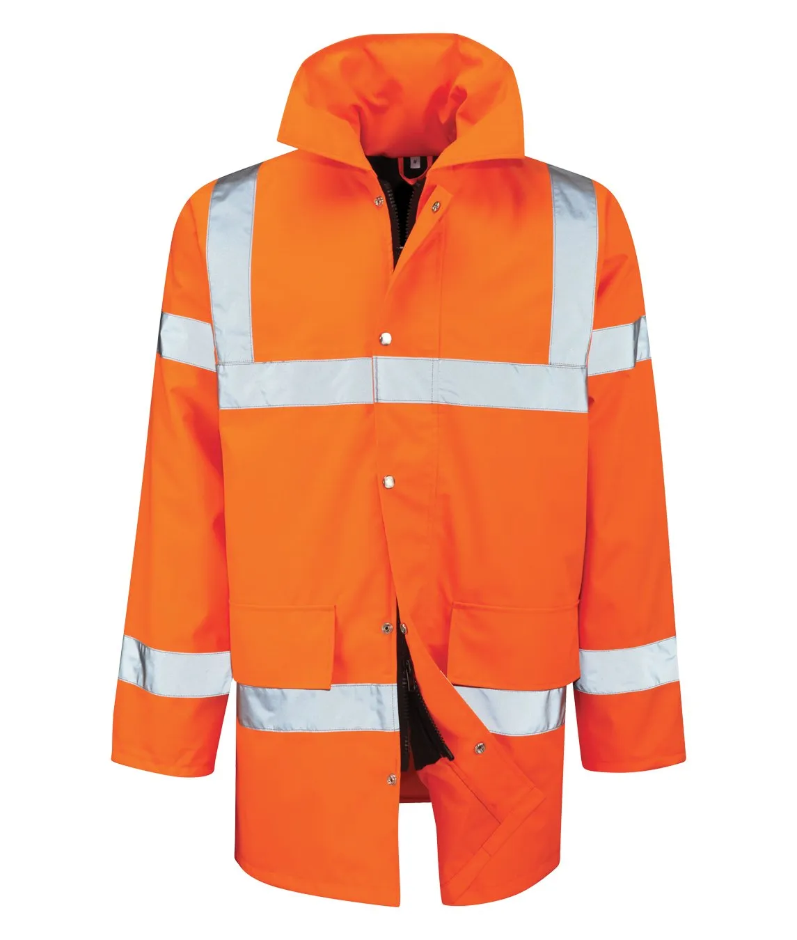 Hi Vis Orange 3/4 Length Jacket - TRISTAN