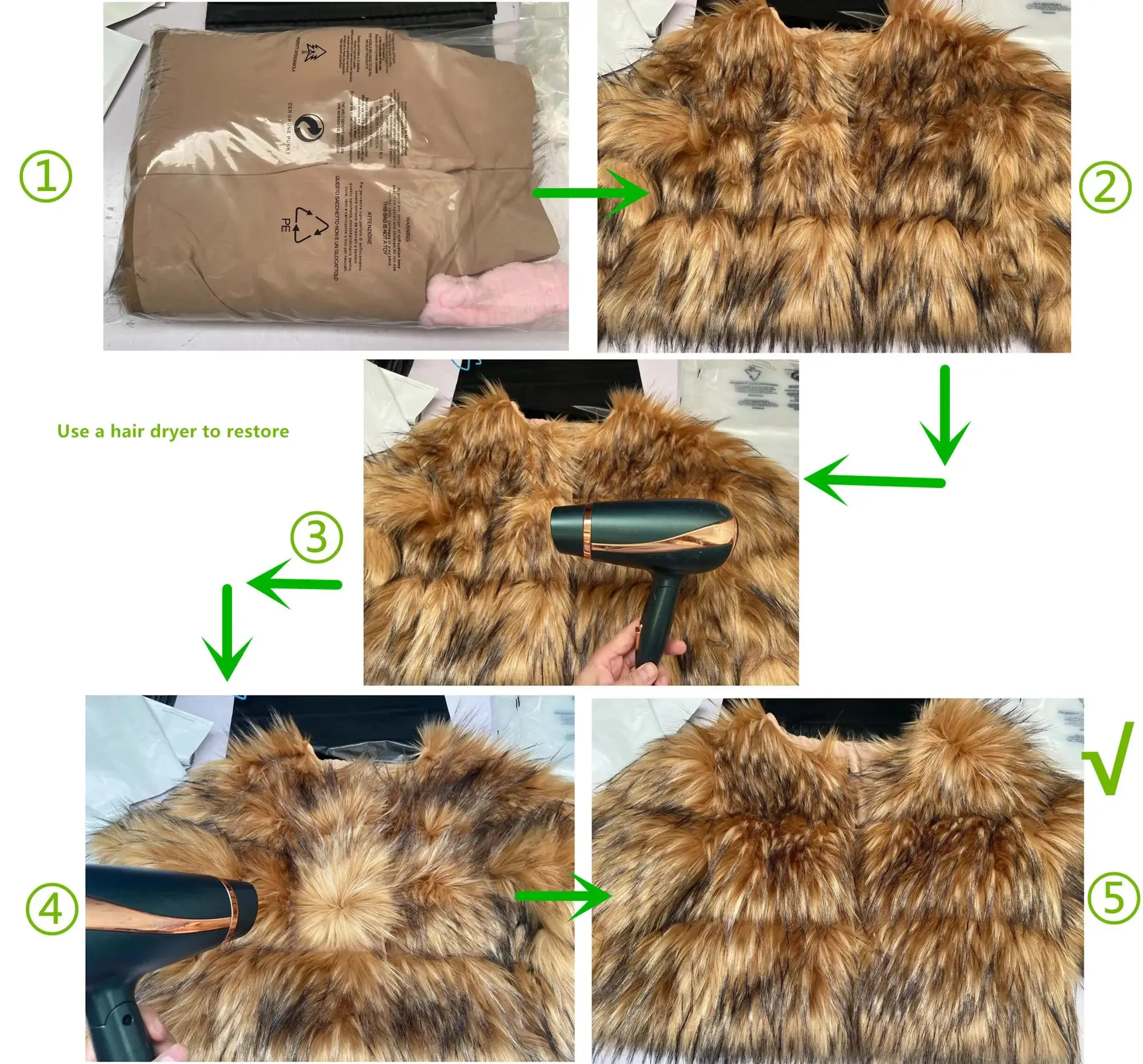 HOOOFUR Faux Fur Coat Women's Jacket Winter Fashion Warm Thick Fox Raccoon Leather Brown Plus Size Especially Fake Fur Cold Coat