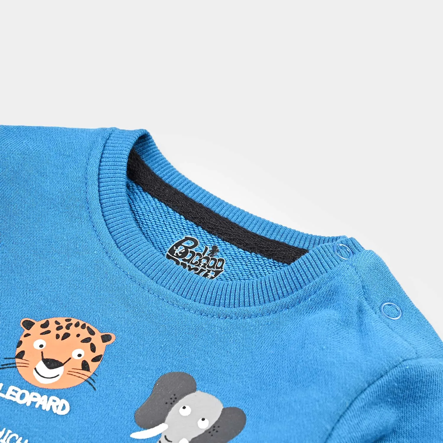 Infant Boys Cotton Terry Sweatshirt Loudest-Blue