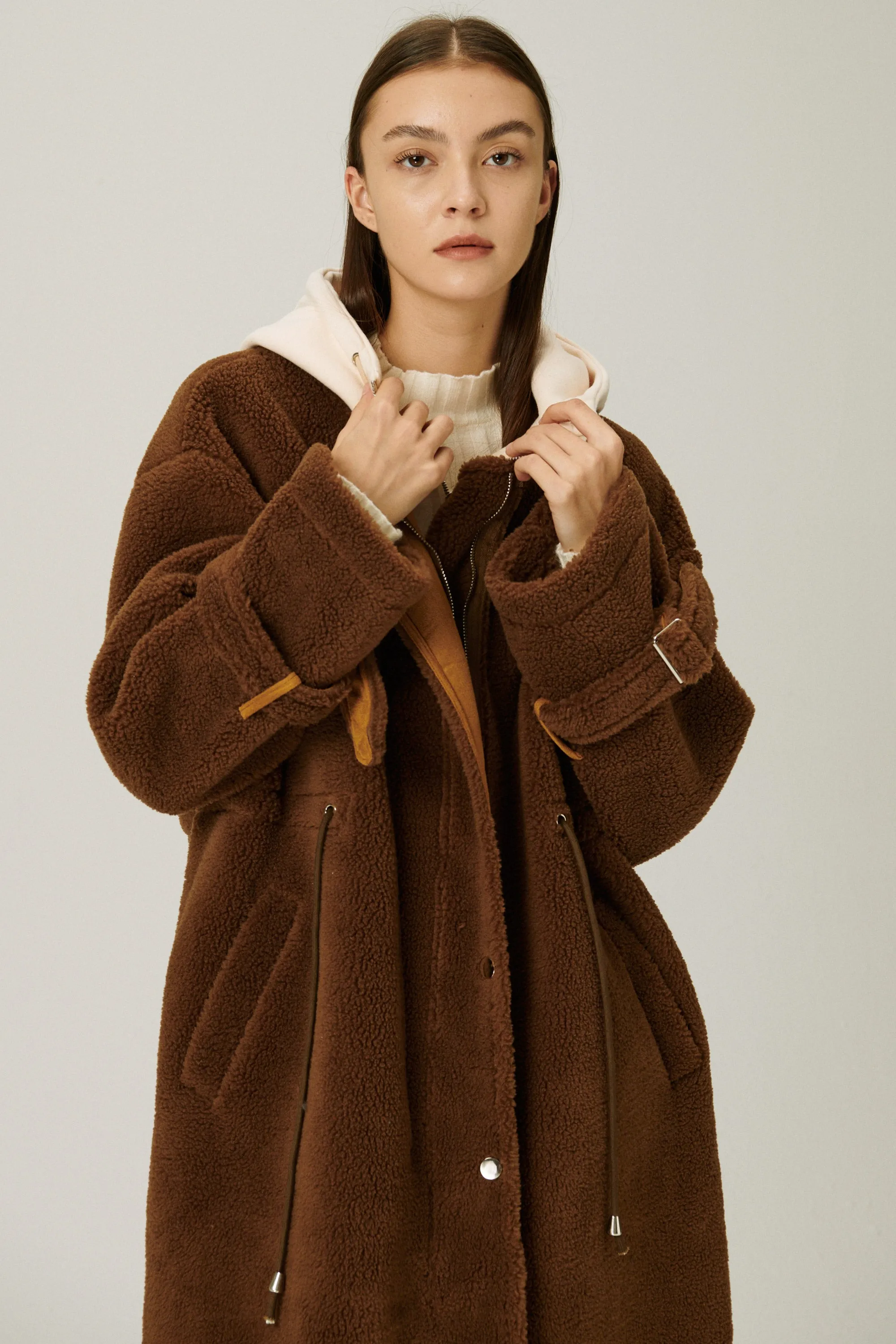 Joe Hood Layered Teddy Coat