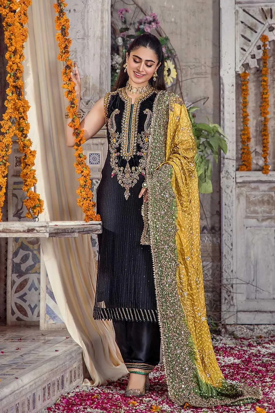 Khuda Baksh - P-241 Ready To Wear - BLACK