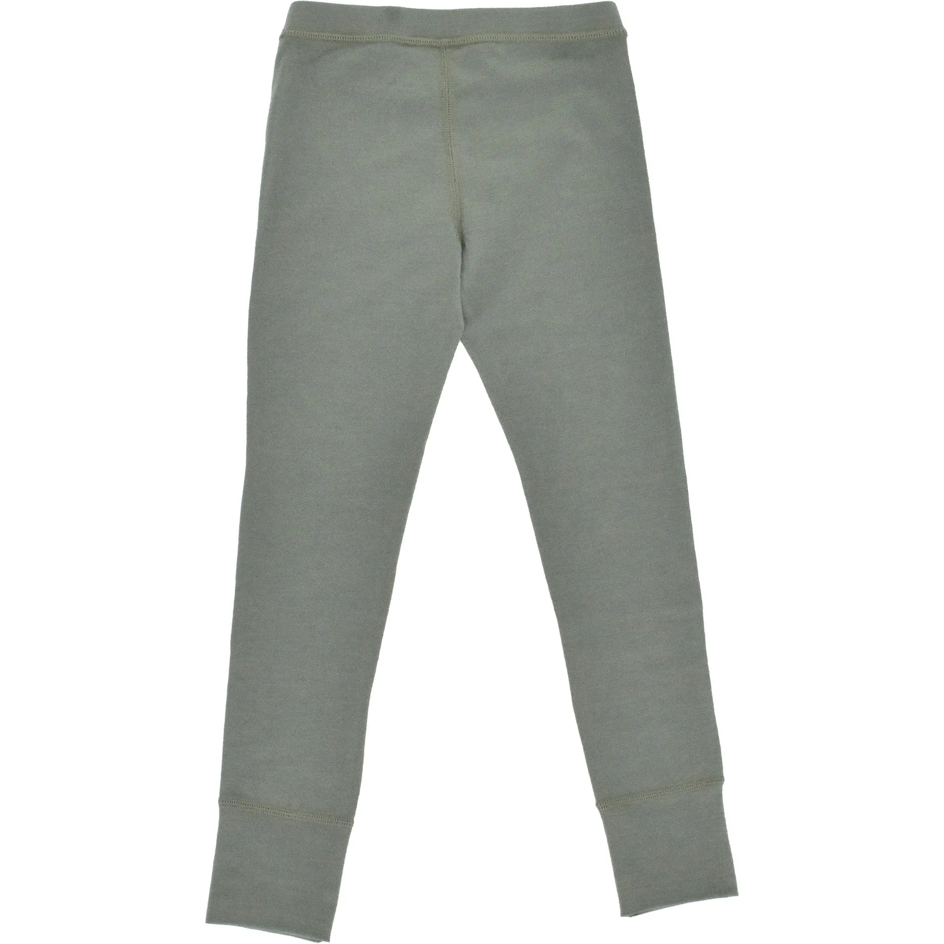 Kids Merino Wool Base Layer, Leggings, Sage