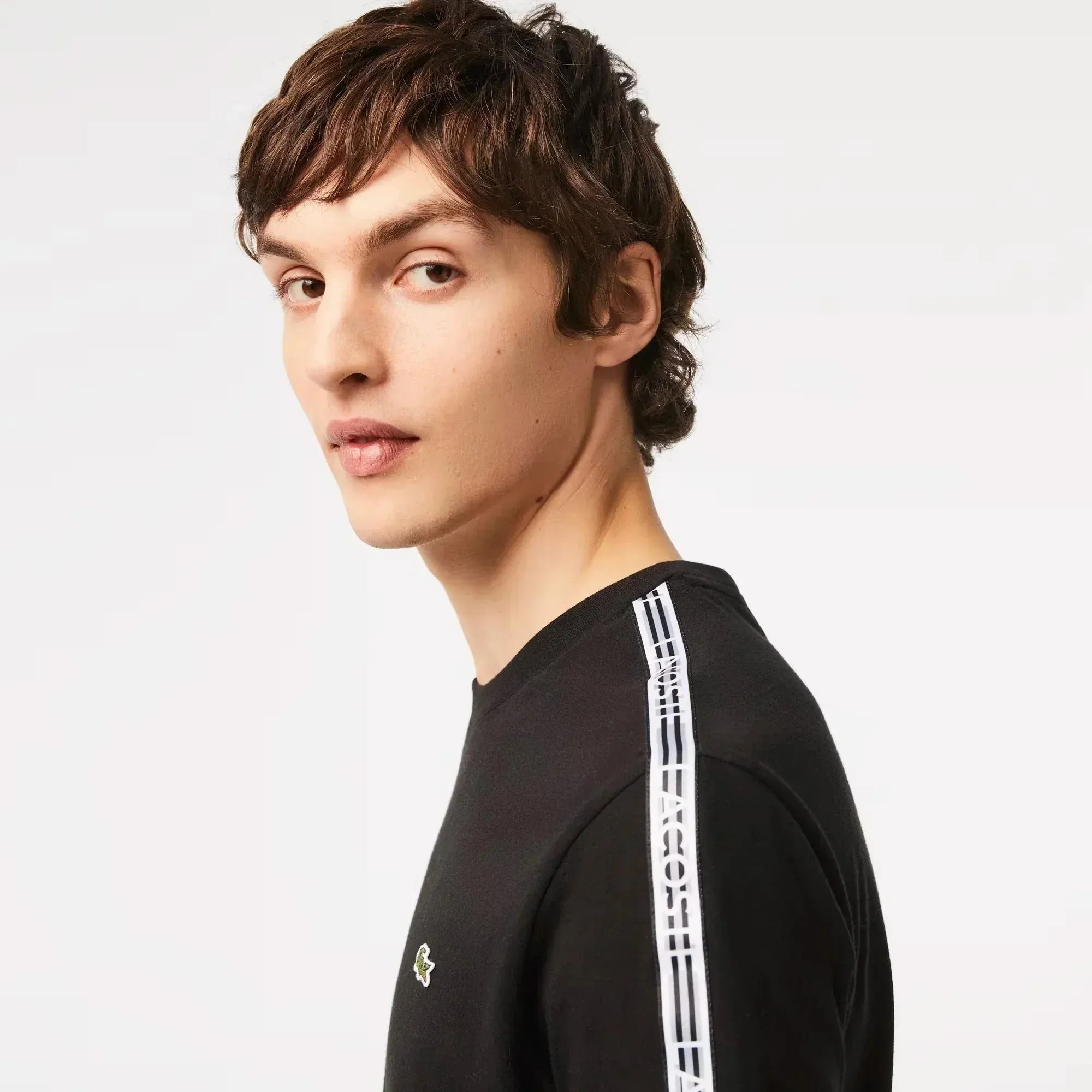 Lacoste Regular Fit Logo Stripe T-Shirt