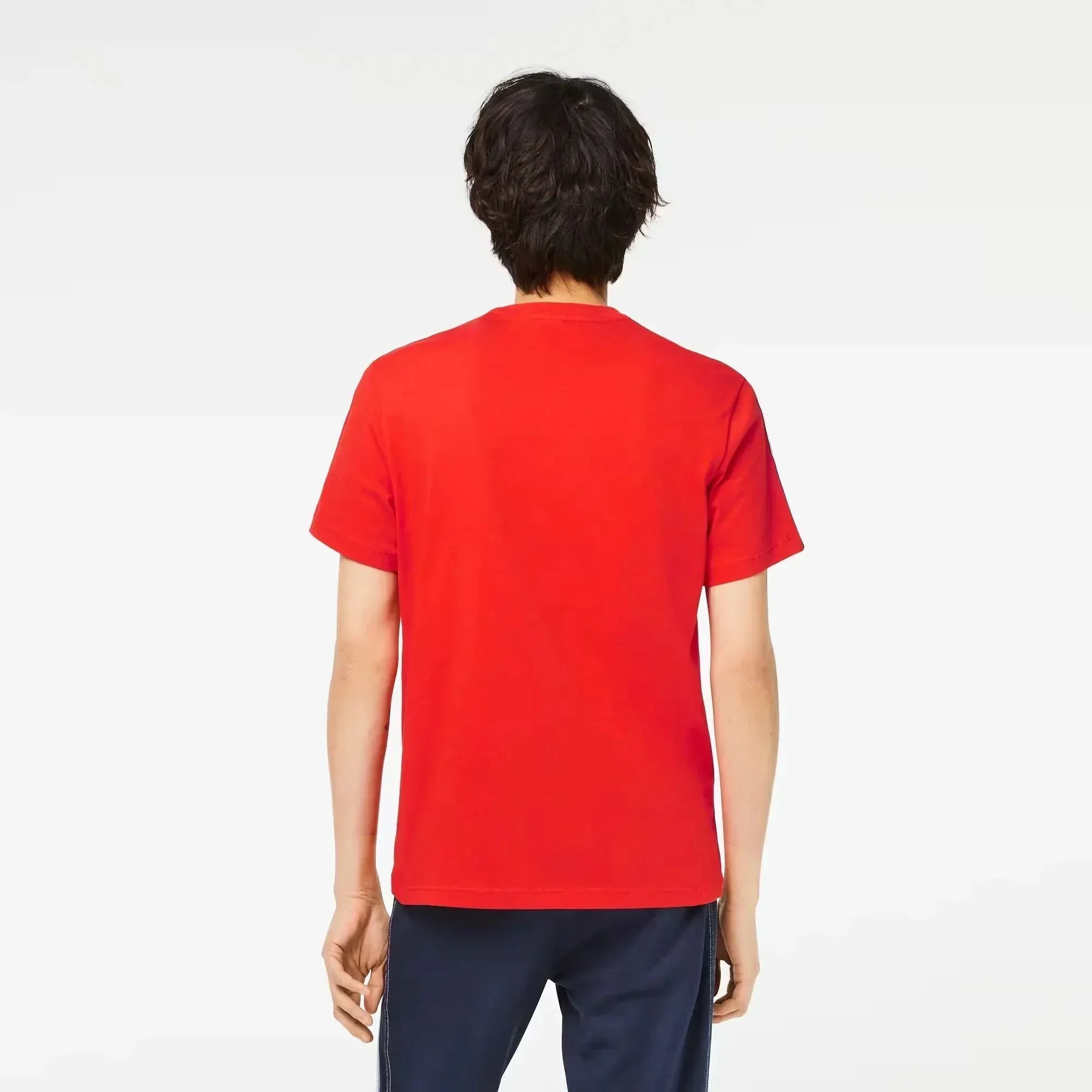 Lacoste Regular Fit Logo Stripe T-Shirt