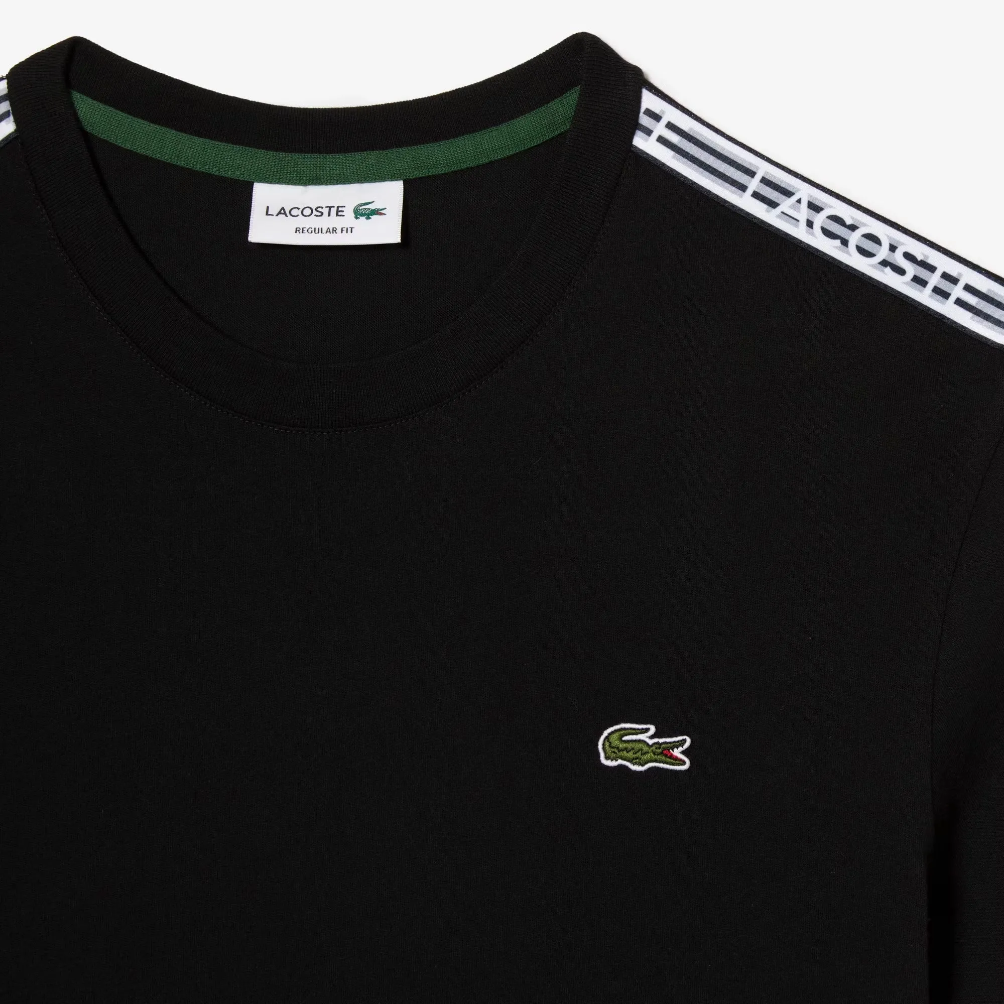 Lacoste Regular Fit Logo Stripe T-Shirt