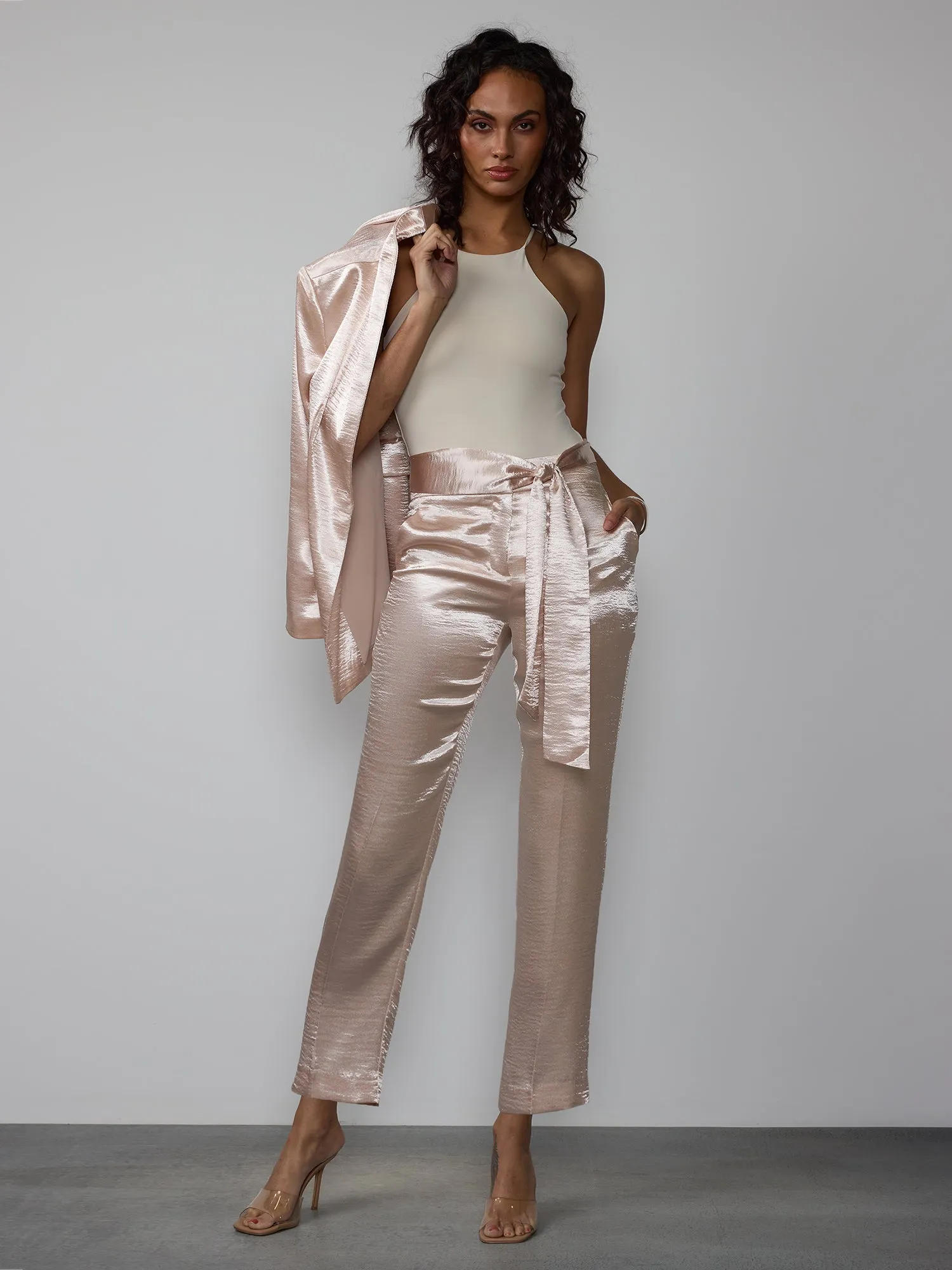 Liquid Shine Ankle Pants