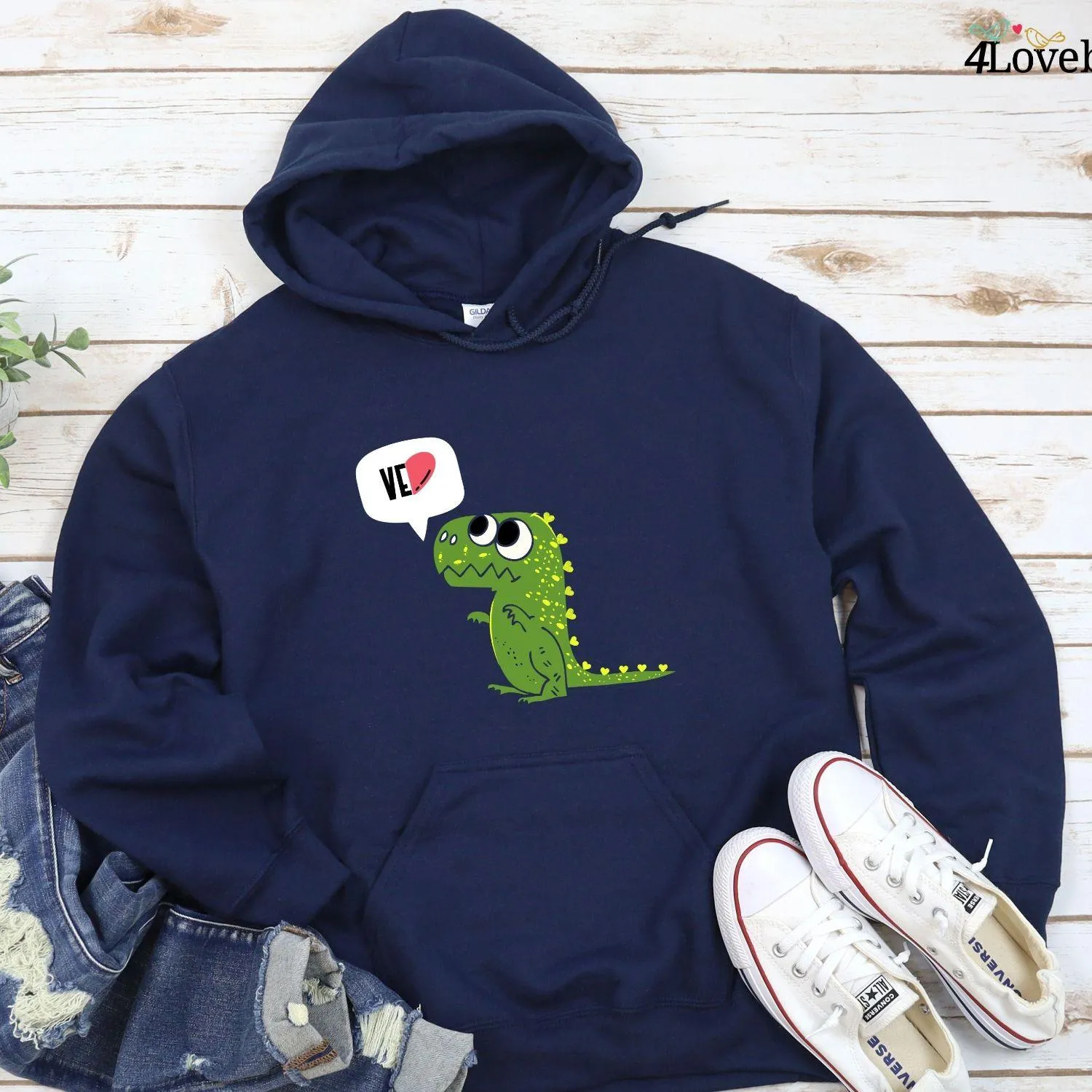 LO & VE Dinosaur Matching Outfits - Ideal Couples' Get-up Gift!