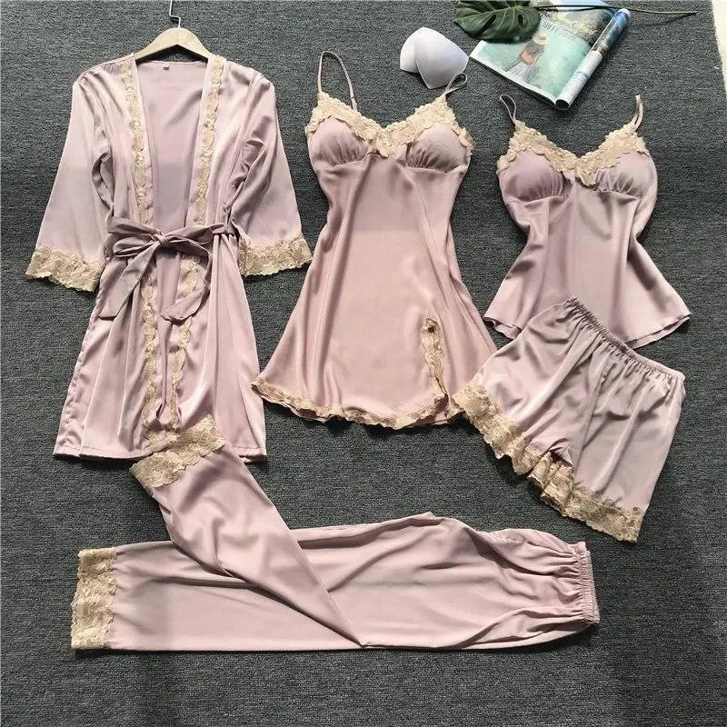 Luxury Lace 5 Piece Nightsets