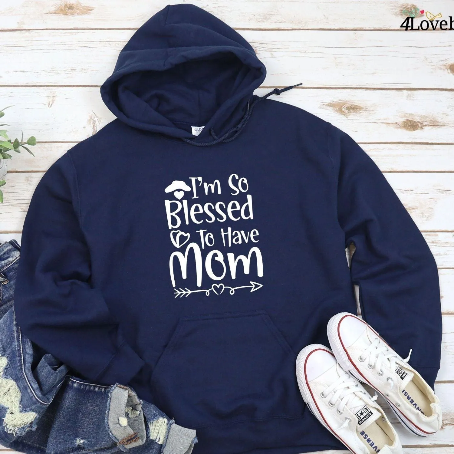 Matching Set: Dad/Mom Hoodie & Lovers T-shirt - Perfect Gift Idea for Couples & Parents!