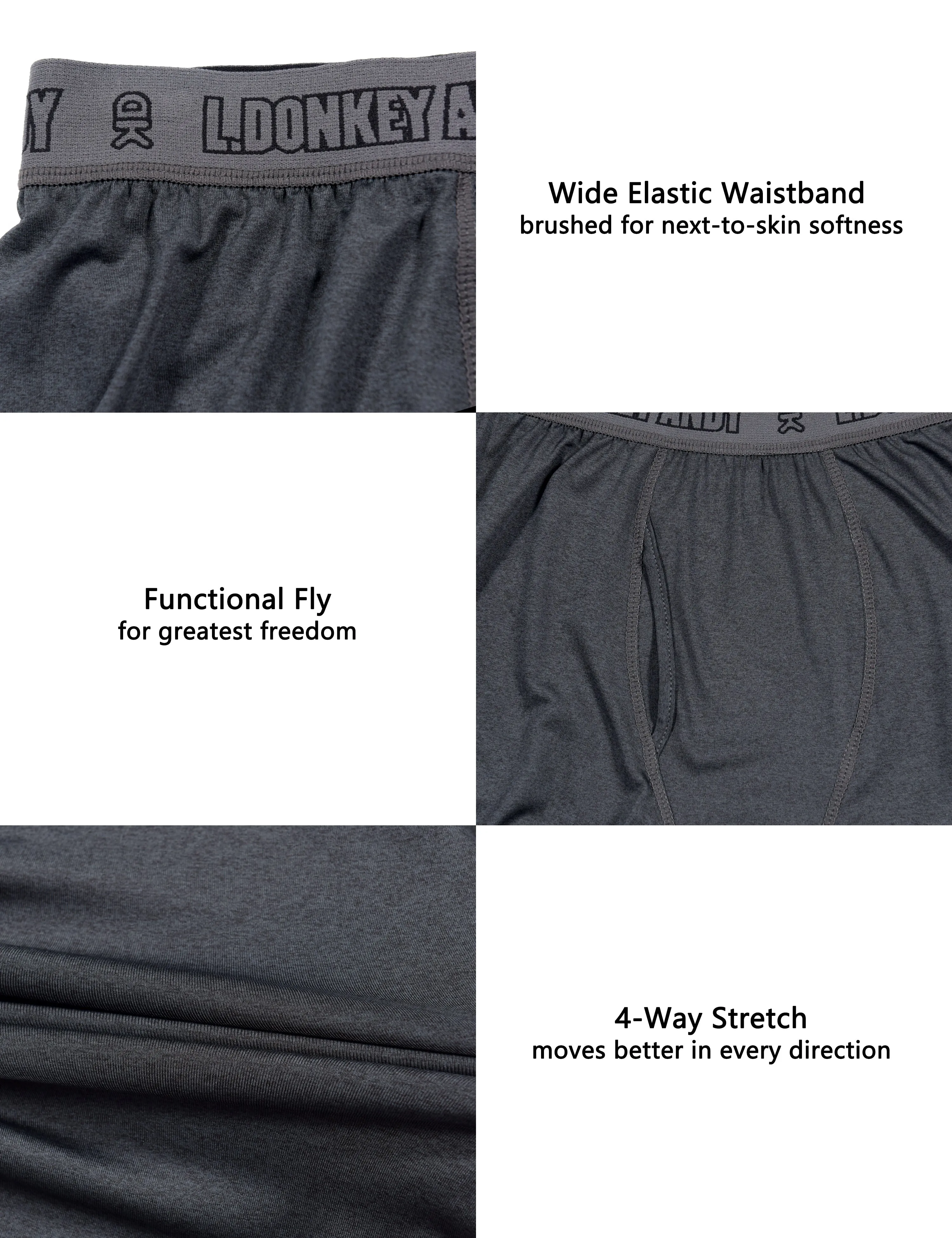 Men's Short Quick Dry Base Layer Underwear Set