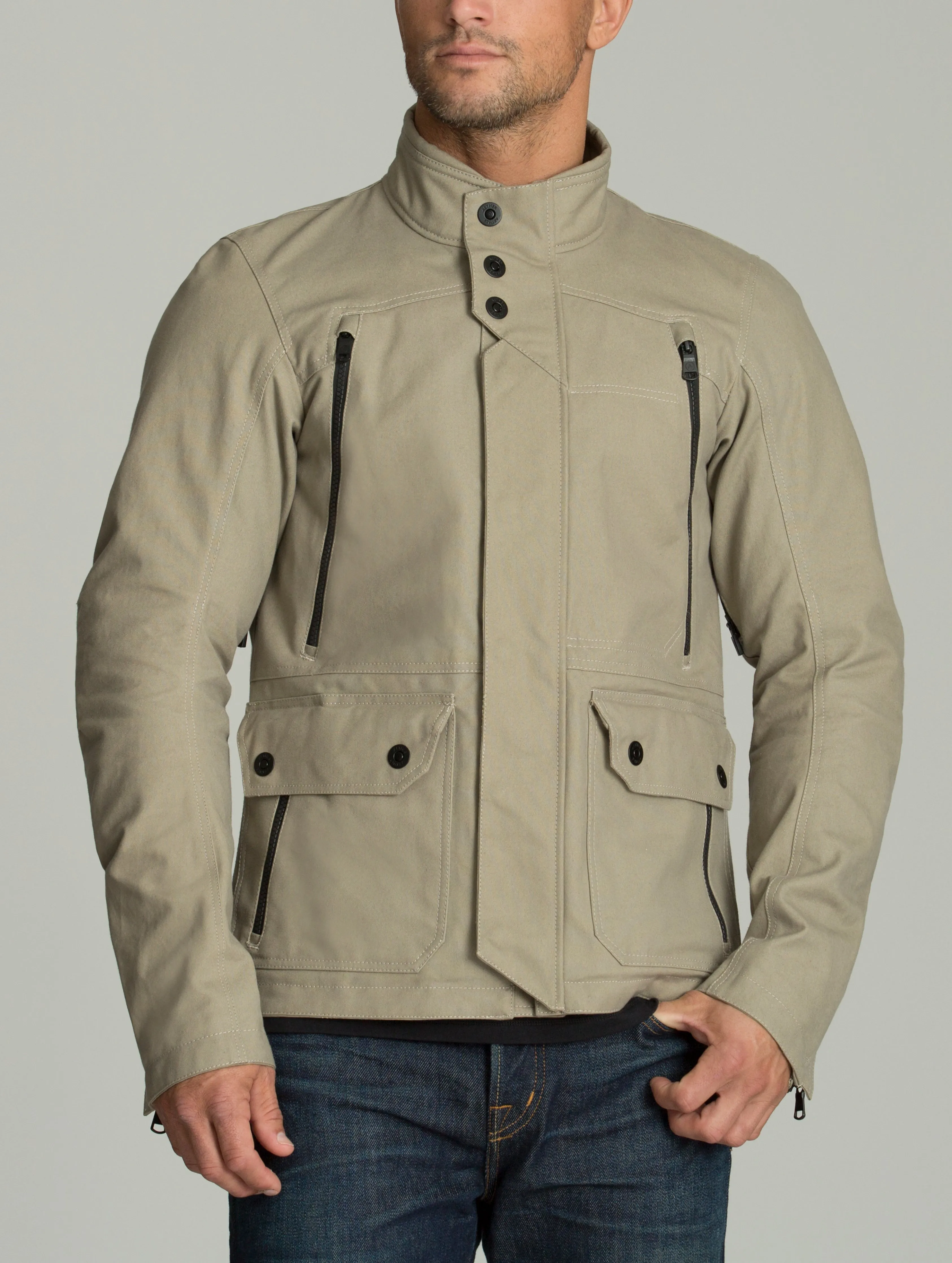 Mojave Motorcycle Jacket - Dark Sand