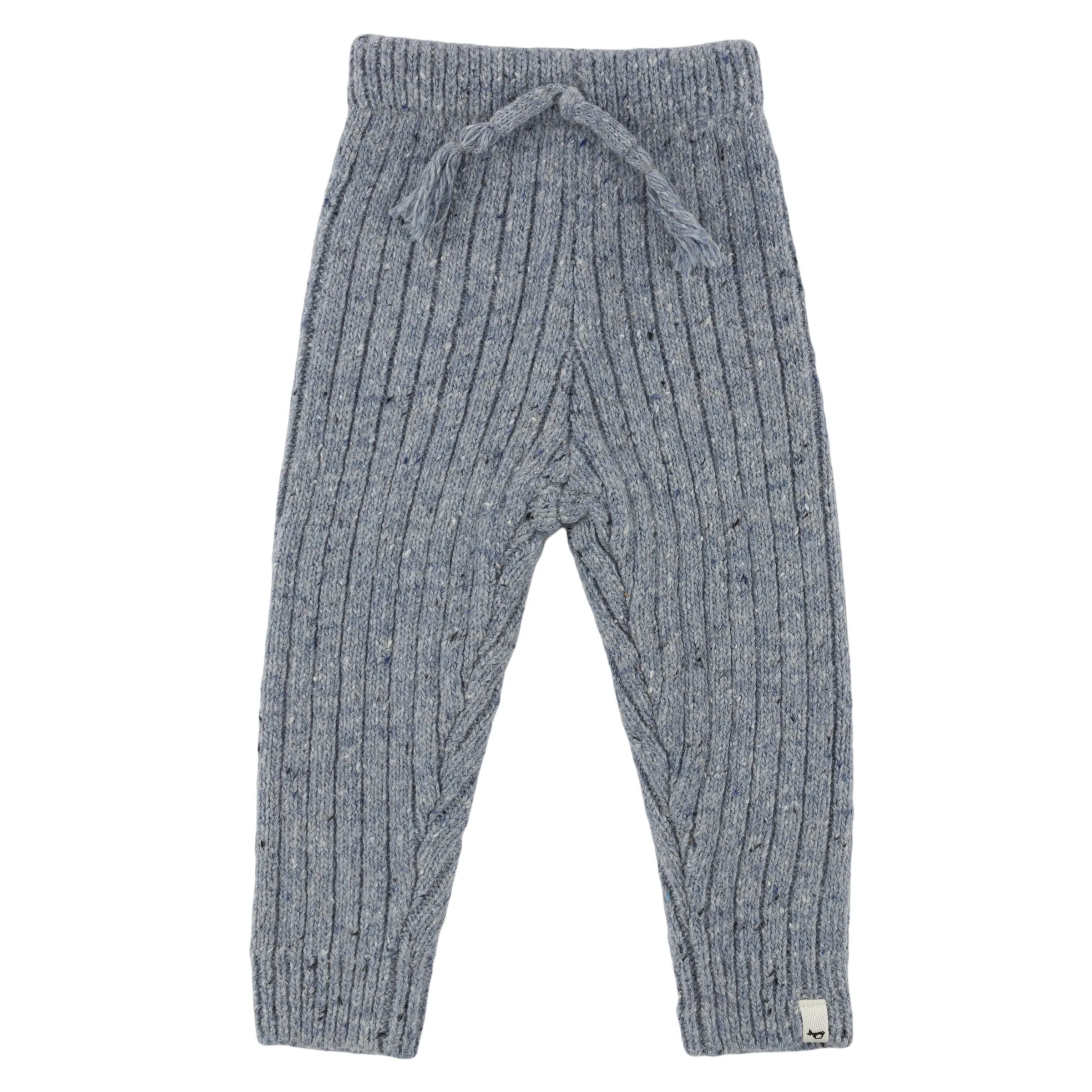 oh baby! Speckled Ribbed Knit Legging - Ocean