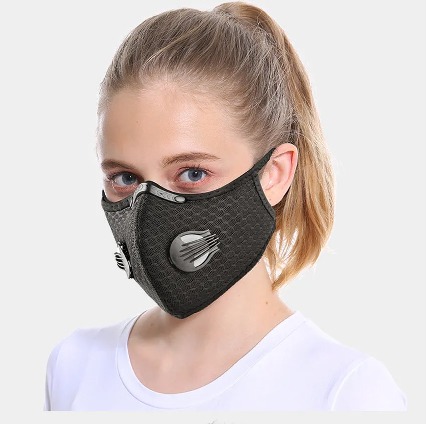 Outdoor Cycling Air Purifying Face Mask Anti Haze Mouth Cover Anti-Pollution Bike Face Mask