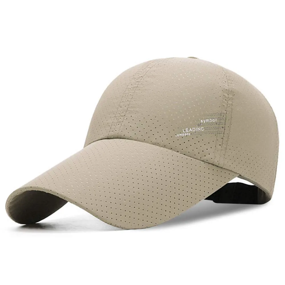 Outdoor Quick Dry Cap with Long Bill