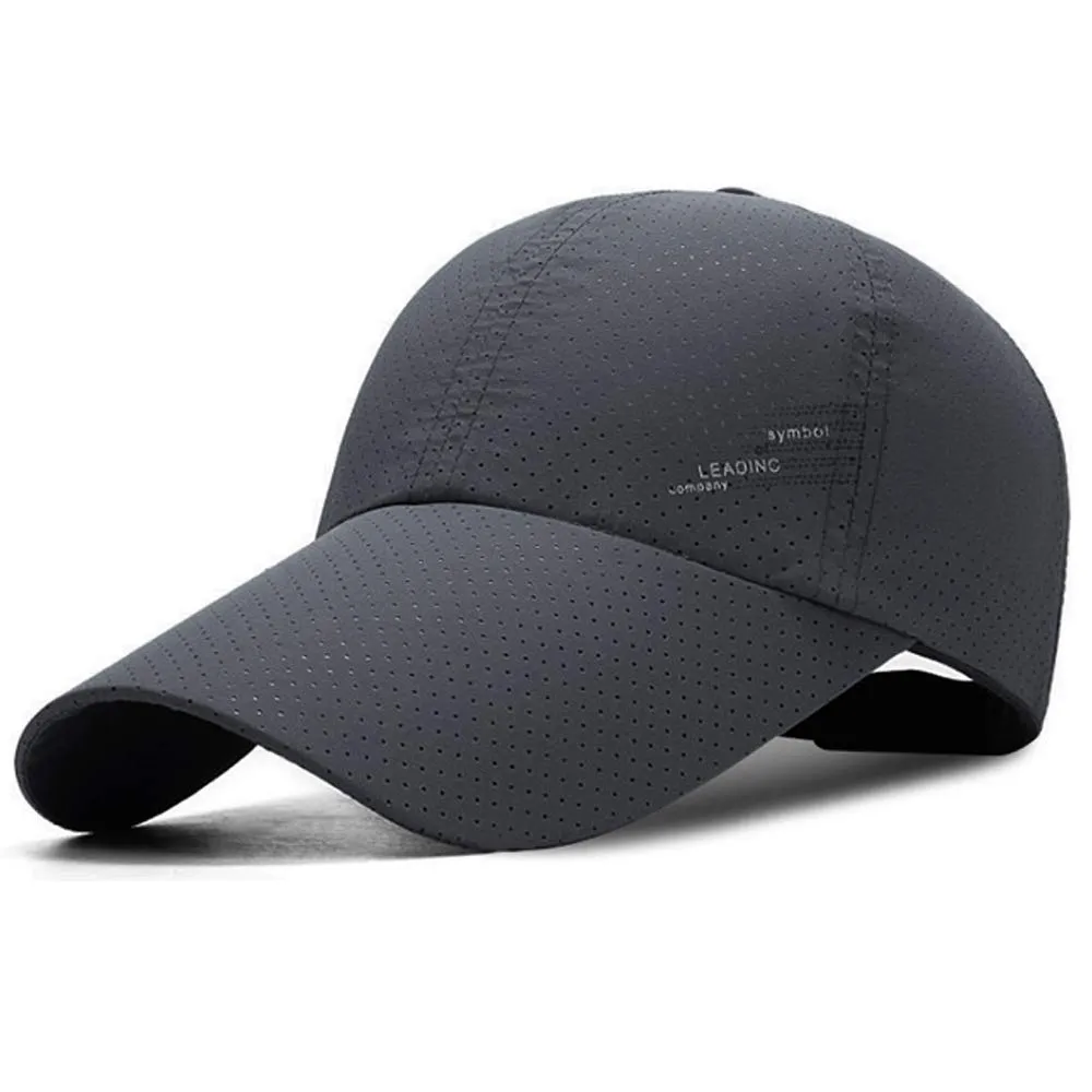 Outdoor Quick Dry Cap with Long Bill