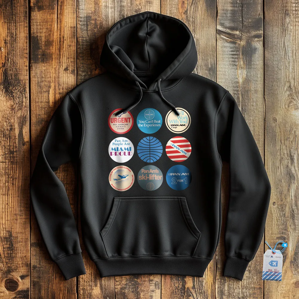 Pan Am Circles Badge - Pullover Hoodie