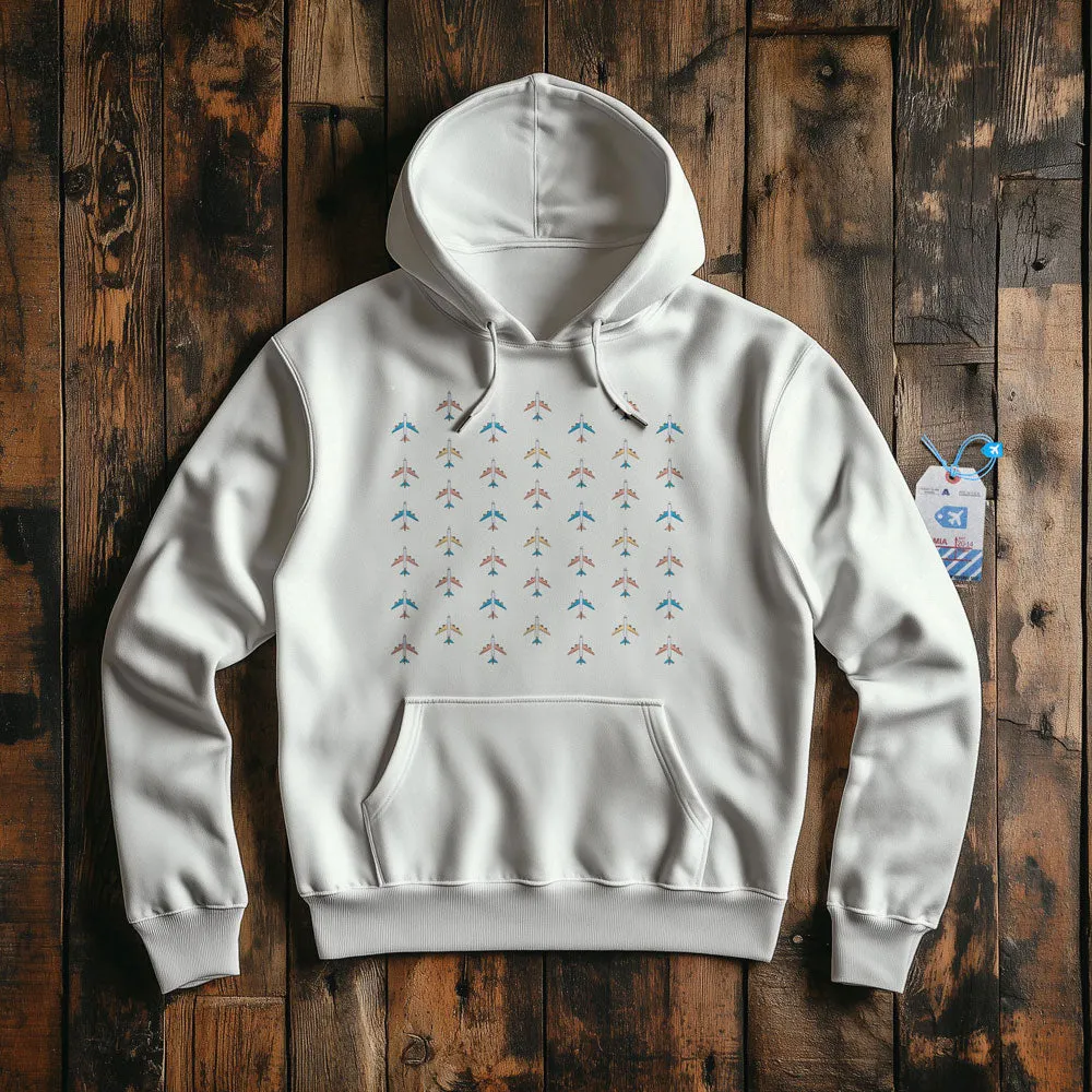 Planes Grey Sky - Pullover Hoodie