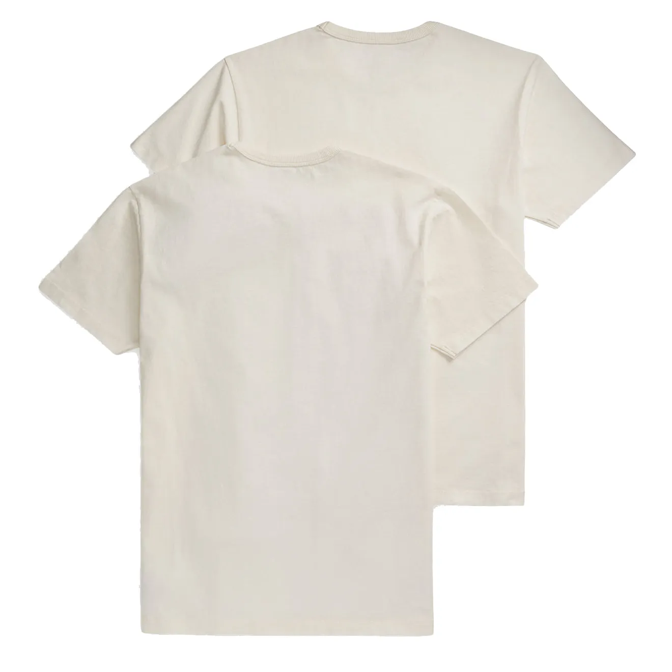 RRL by Ralph Lauren Garment-Dyed Pocket T-Shirt Two-Pack Warm White