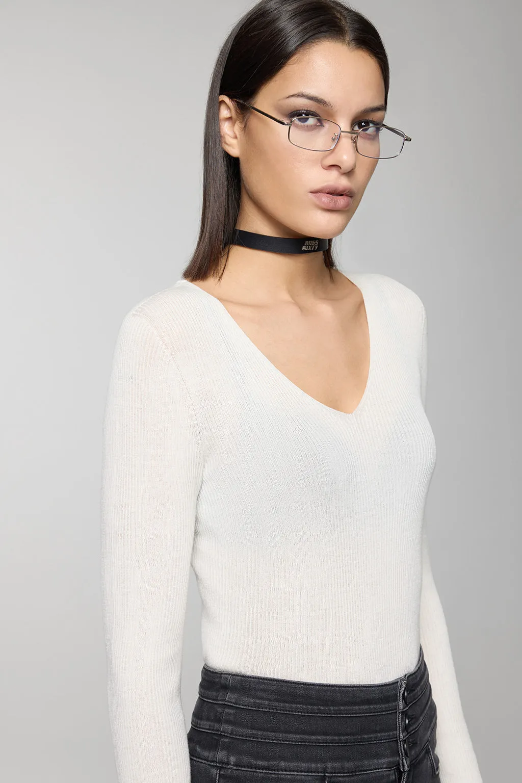 Sexy V-Neck Stretch Slim Fit Knit Wear