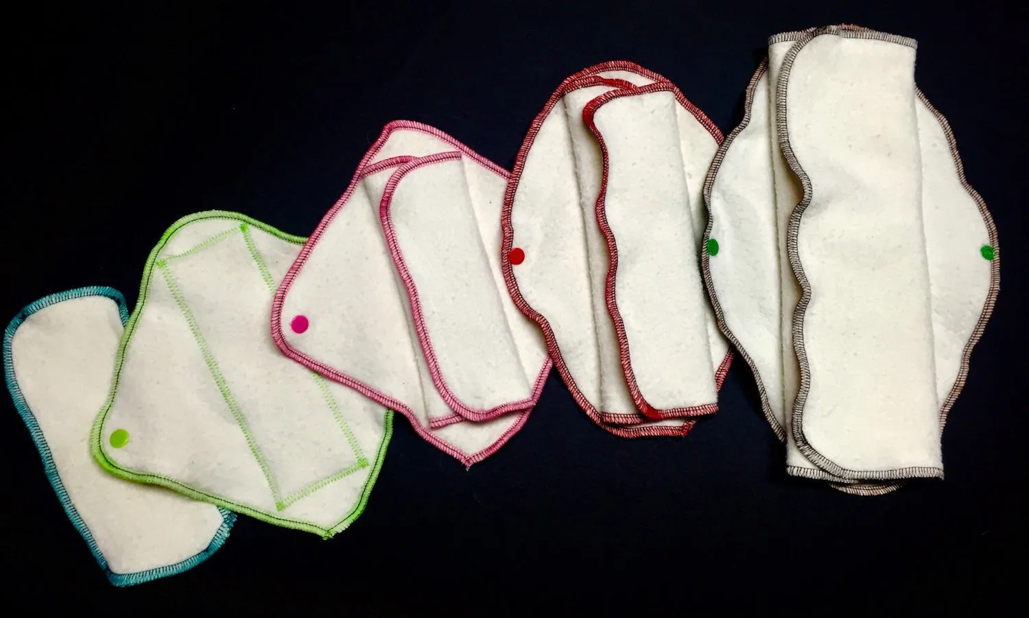 Single LadyWear Quick-Dry cloth menstrual pads - Organic Bamboo Fleece