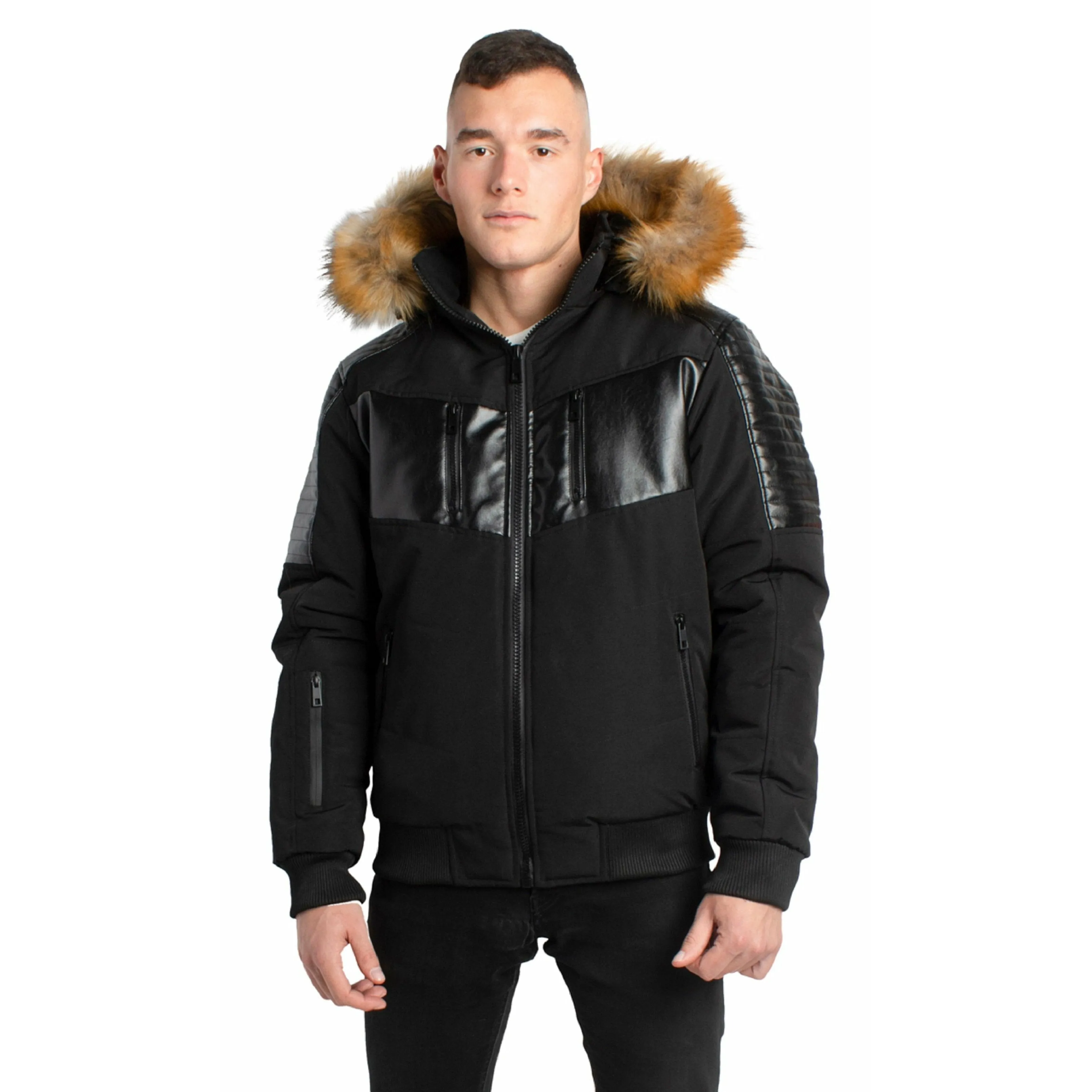 UCXX Black Moose Antlers Bomber Jacket