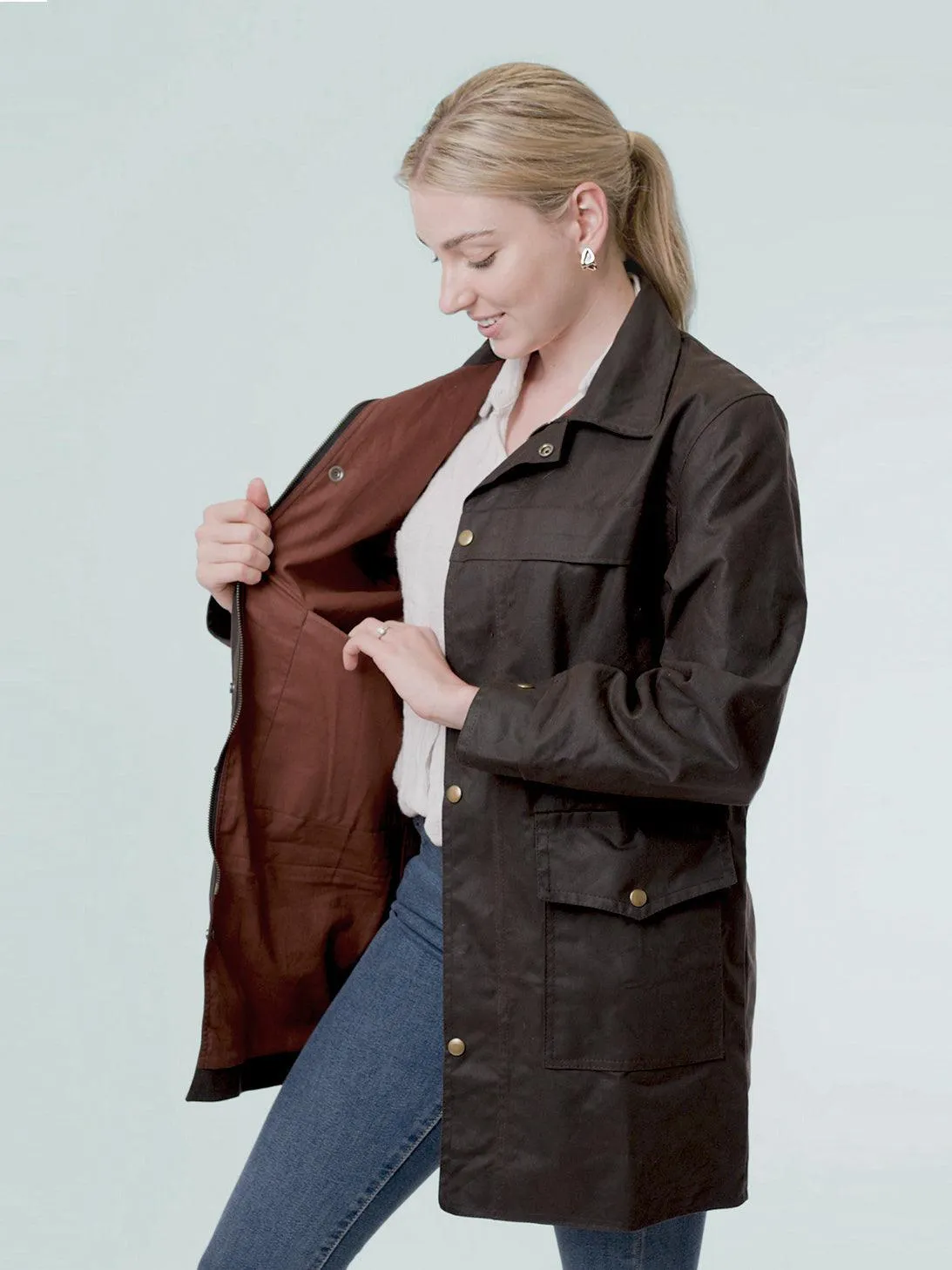 Unisex Oilskin All-purpose Coat