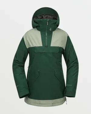 Womens Fern Insulated Gore Pullover - Scarab